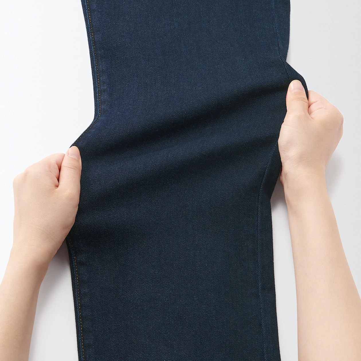 Men's Stretch Denim Slim Pants Dark Navy (L32") - Image 10
