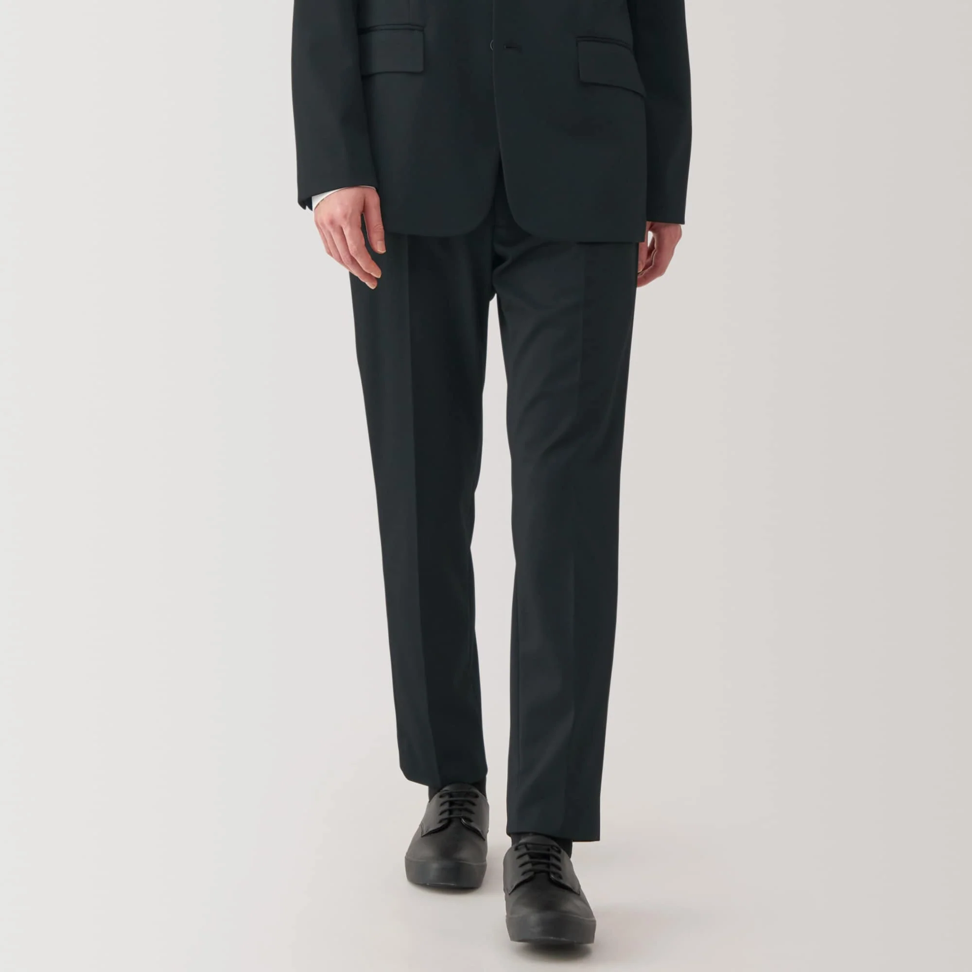 Men's Stretch Jersey Pants with No Darts - Image 3