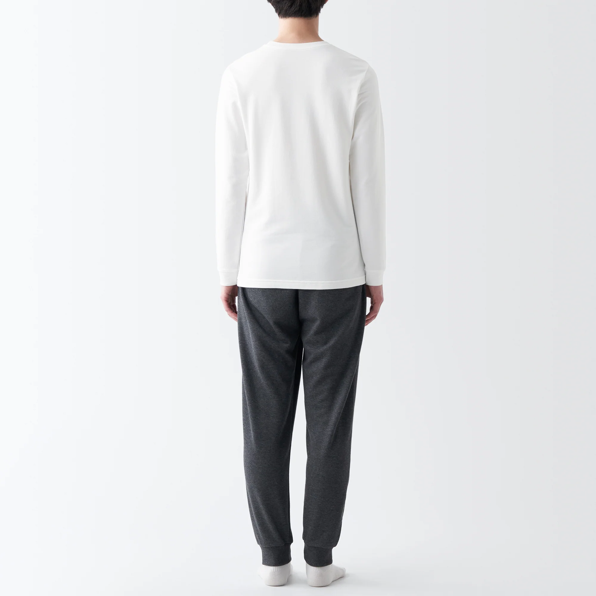 Men's Warm Cotton Crew Neck Long Sleeve T-Shirt - Image 13