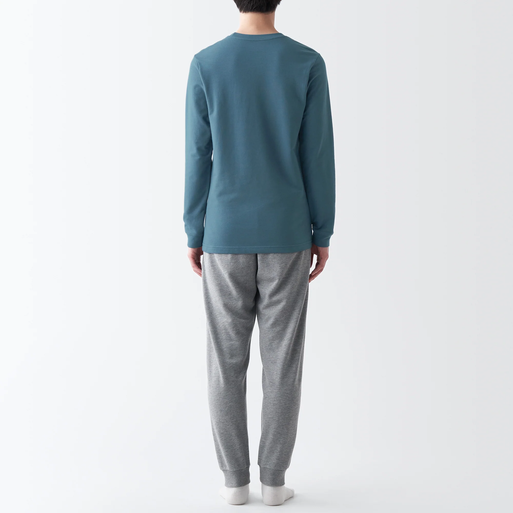 Men's Warm Cotton Crew Neck Long Sleeve T-Shirt - Image 6
