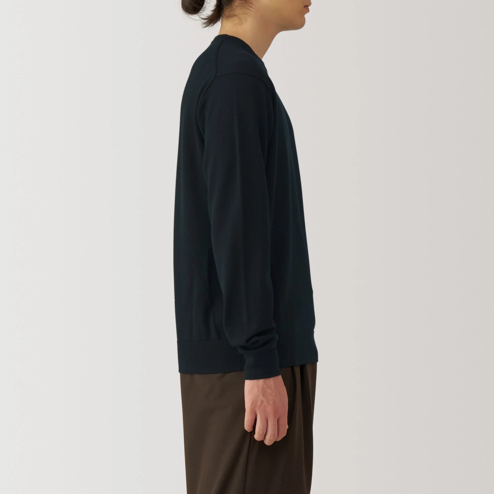 Men's Washable High-Gauge Crewneck Sweater - Image 19