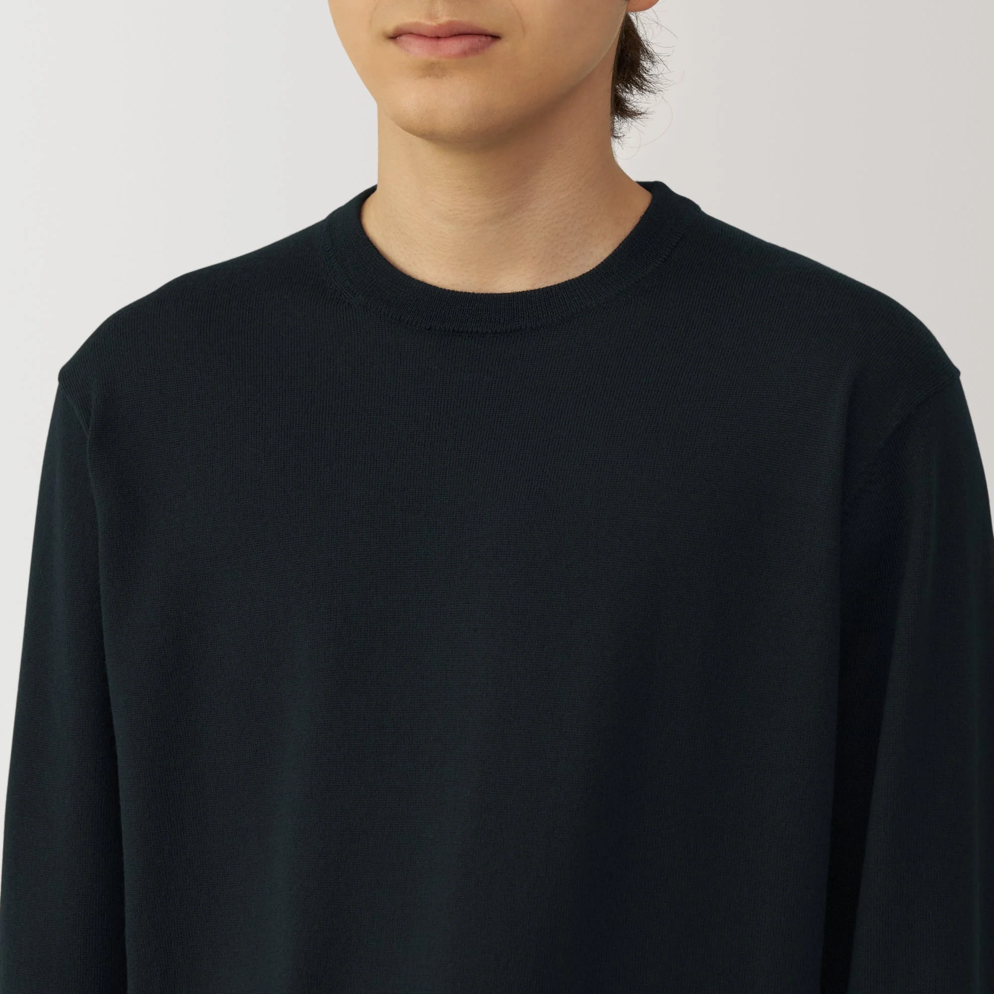 Men's Washable High-Gauge Crewneck Sweater - Image 21