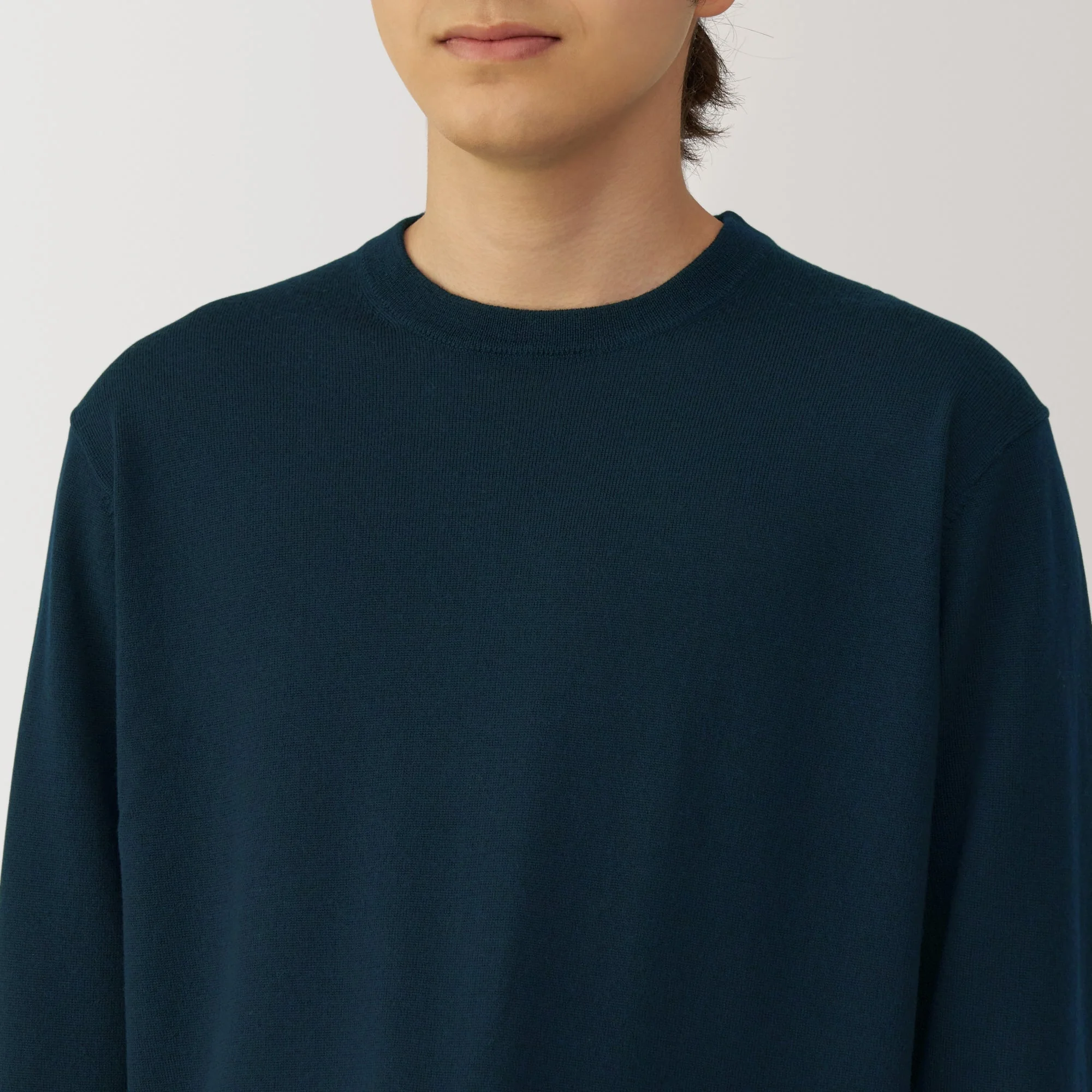 Men's Washable High-Gauge Crewneck Sweater - Image 35