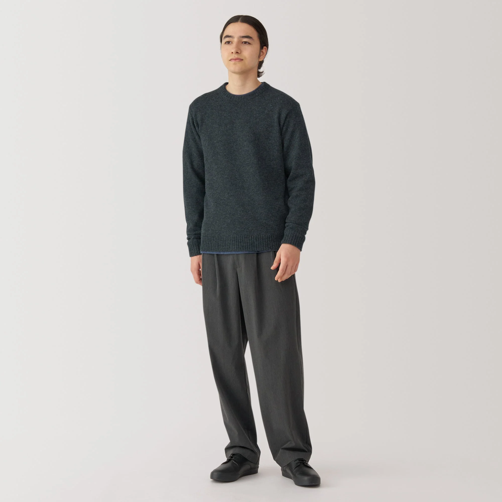 Men's Washable Mid-Gauge Crewneck Sweater - Image 18
