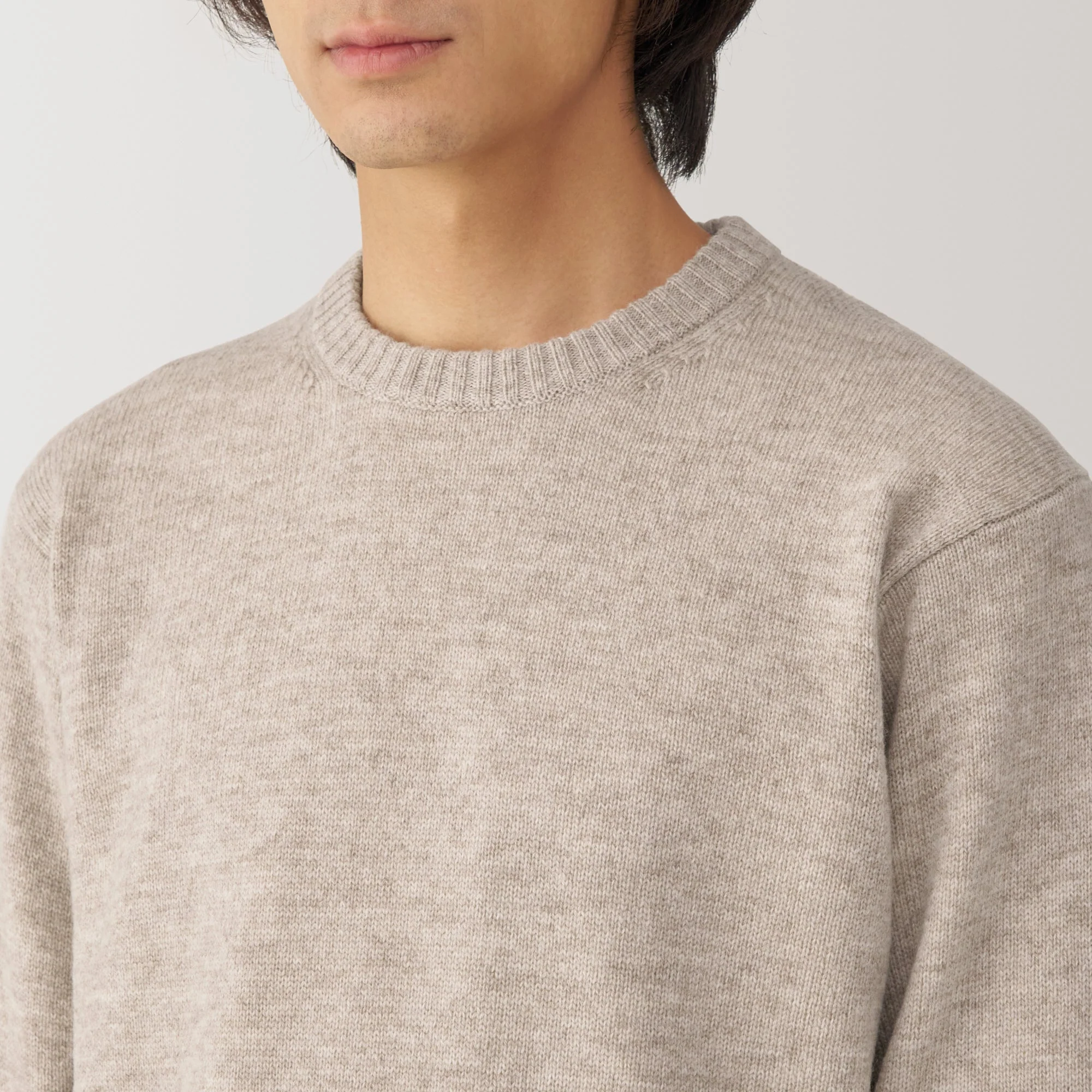 Men's Washable Mid-Gauge Crewneck Sweater - Image 35