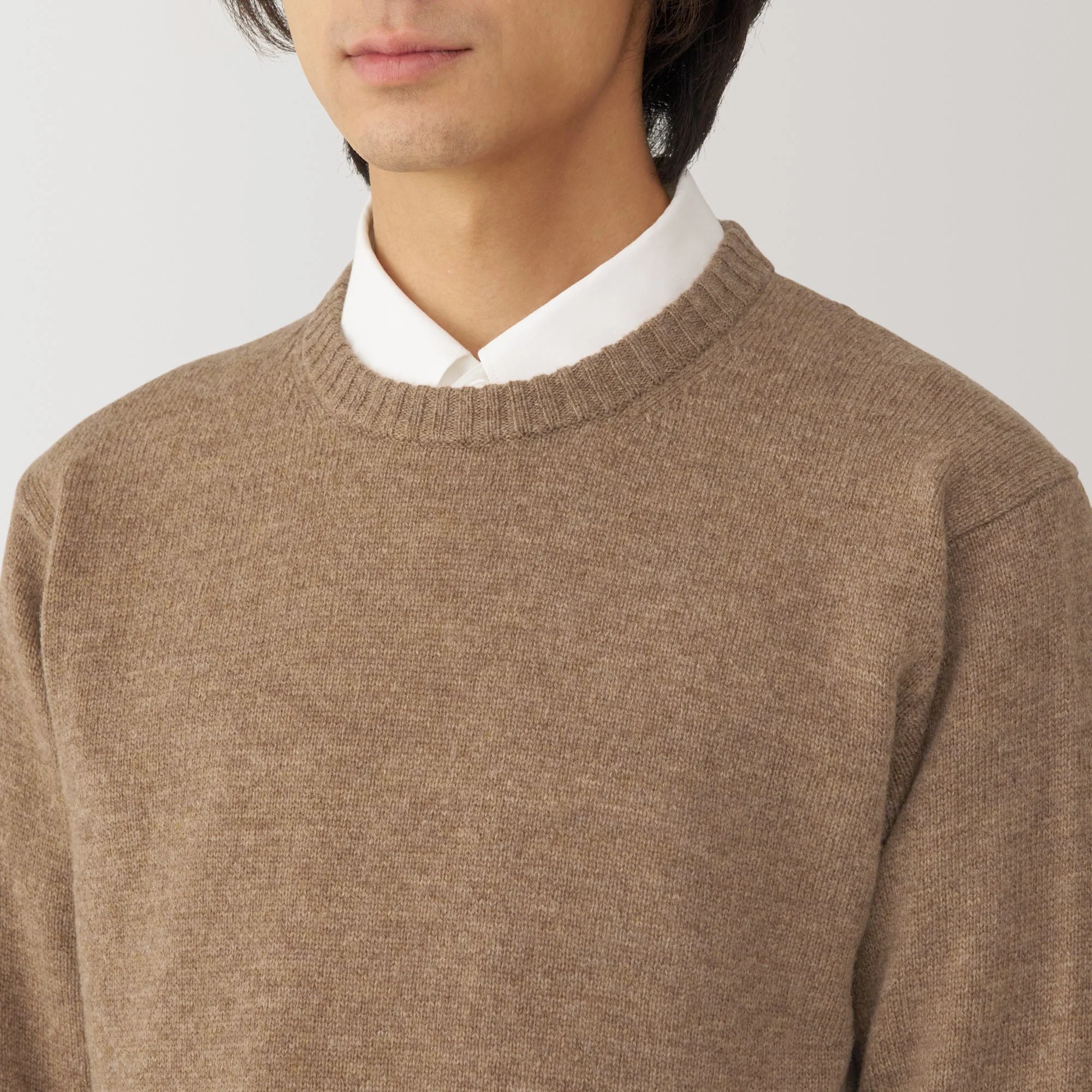 Men's Washable Mid-Gauge Crewneck Sweater - Image 7