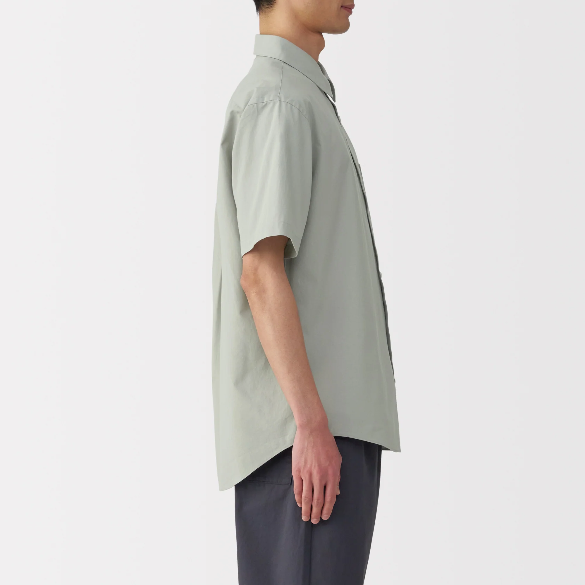 Men's Washed Broadcloth Short Sleeve Shirt - Image 21