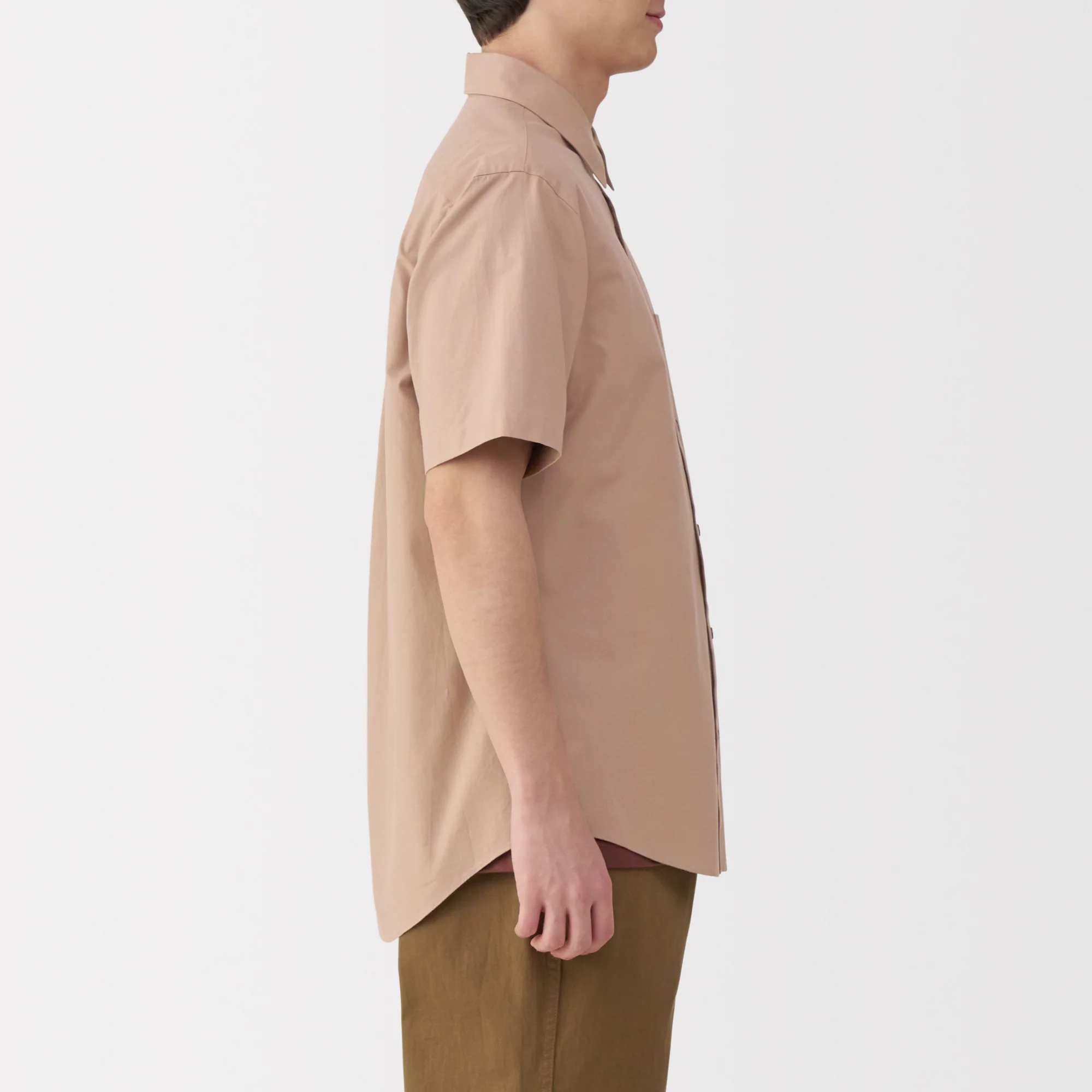 Men's Washed Broadcloth Short Sleeve Shirt - Image 29