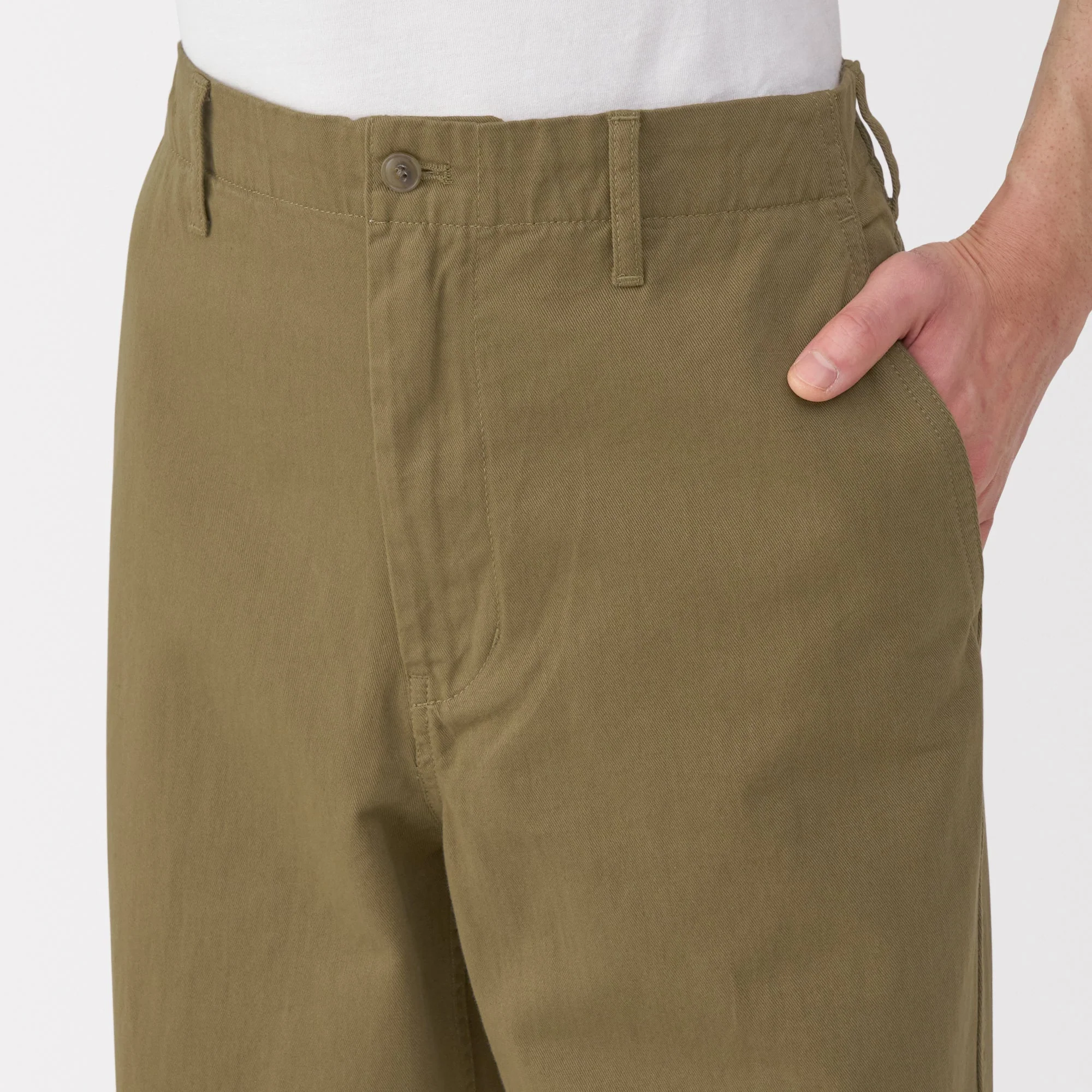 Men's Washed Chino Wide Pants - Image 24