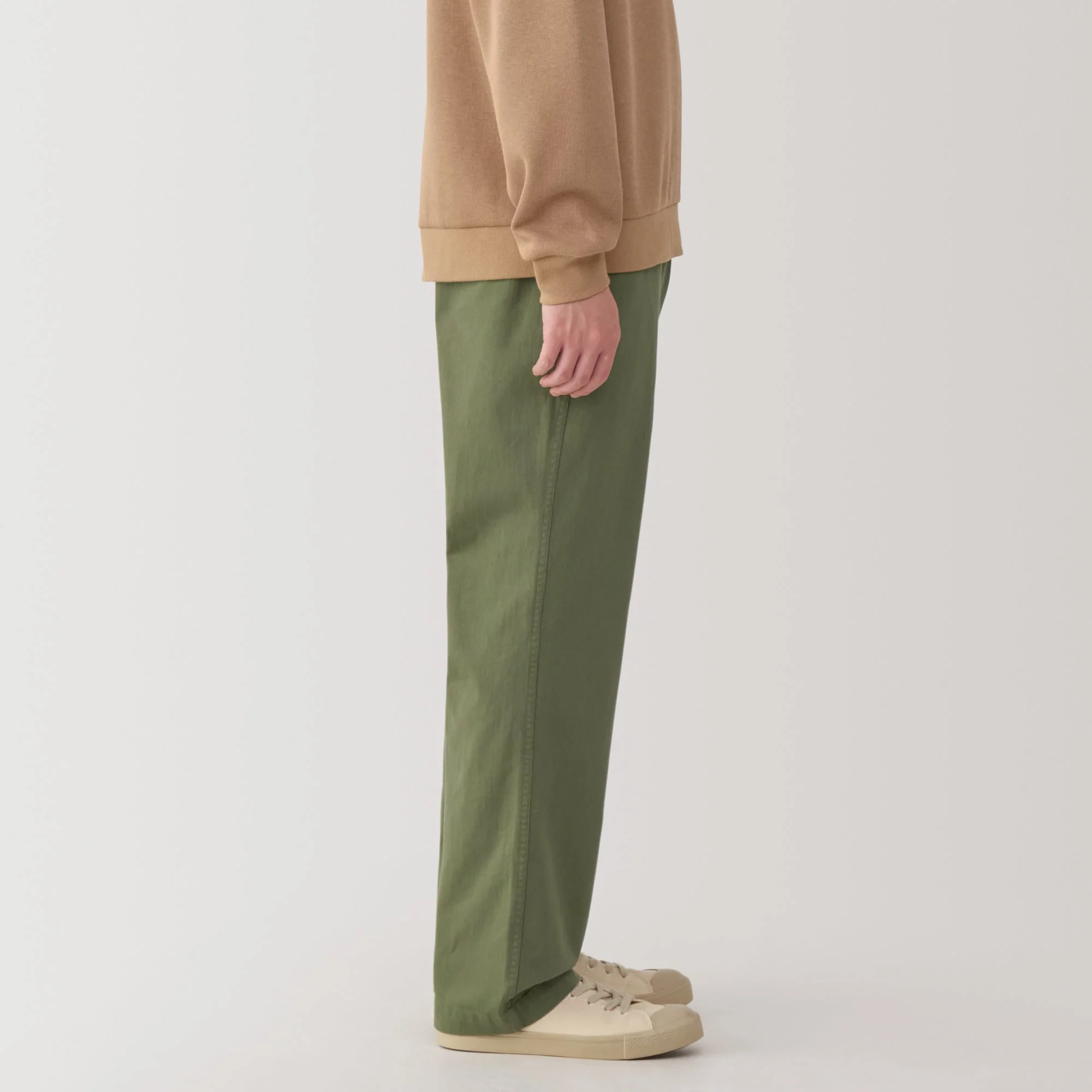Men's Washed Chino Wide Pants - Image 5