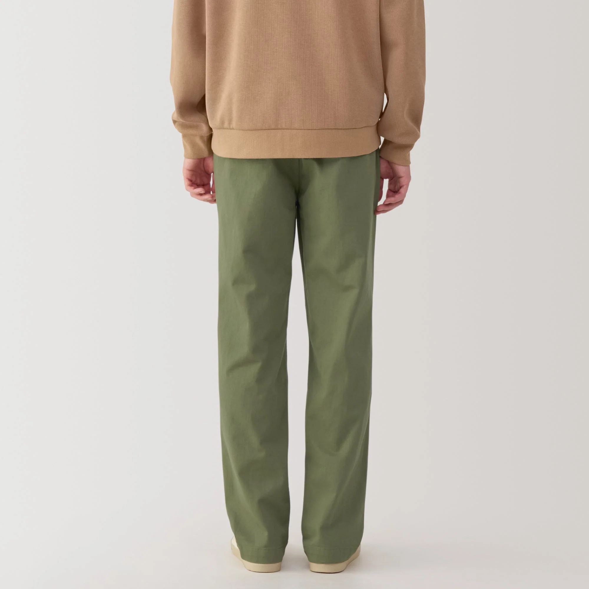 Men's Washed Chino Wide Pants - Image 6