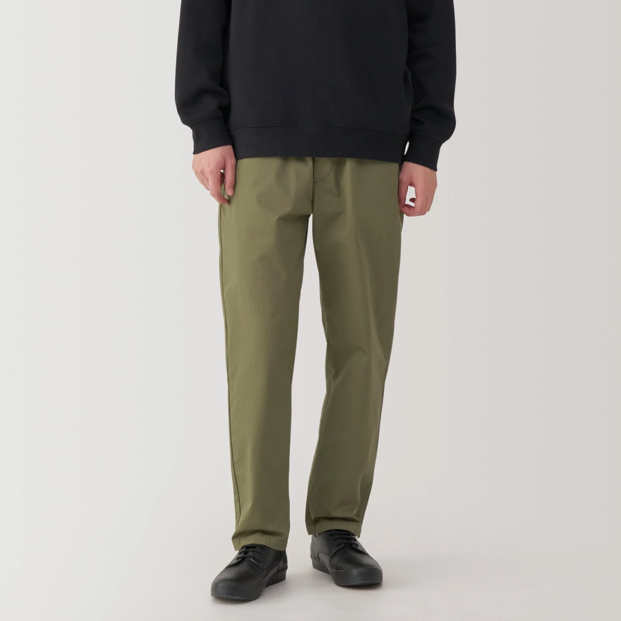 Men's Washed Cotton Easy Pants