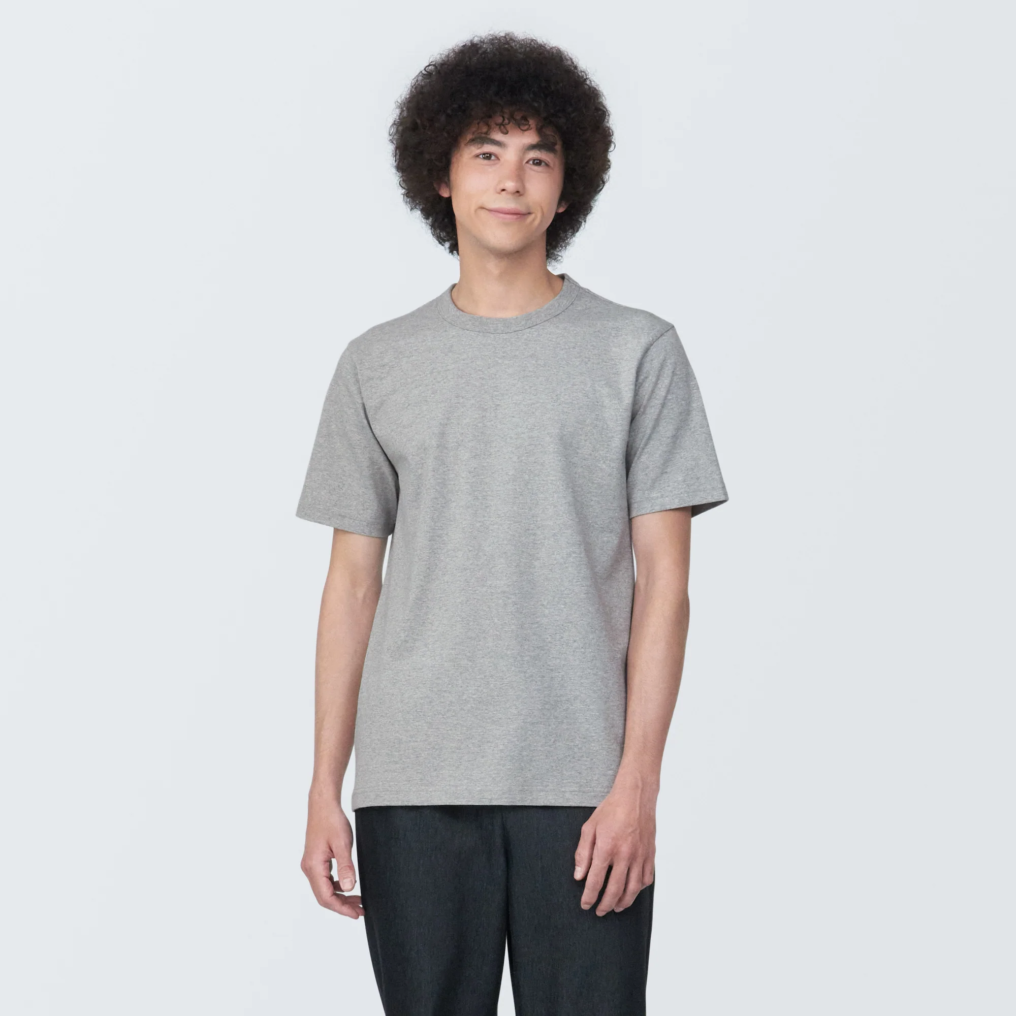 Men's Washed Heavy Weight Crew Neck Short Sleeve T-Shirt - Image 10