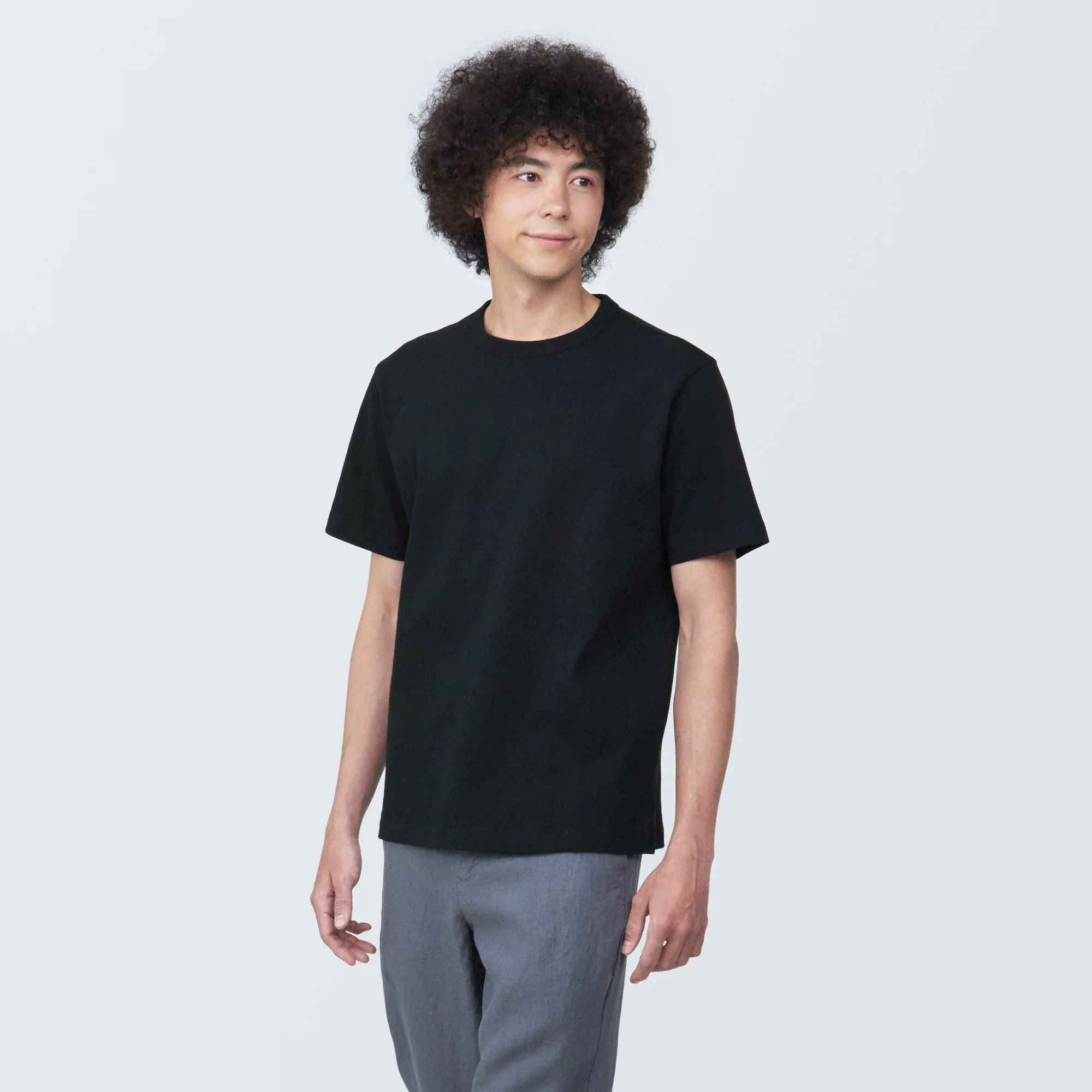 Men's Washed Heavy Weight Crew Neck Short Sleeve T-Shirt - Image 24
