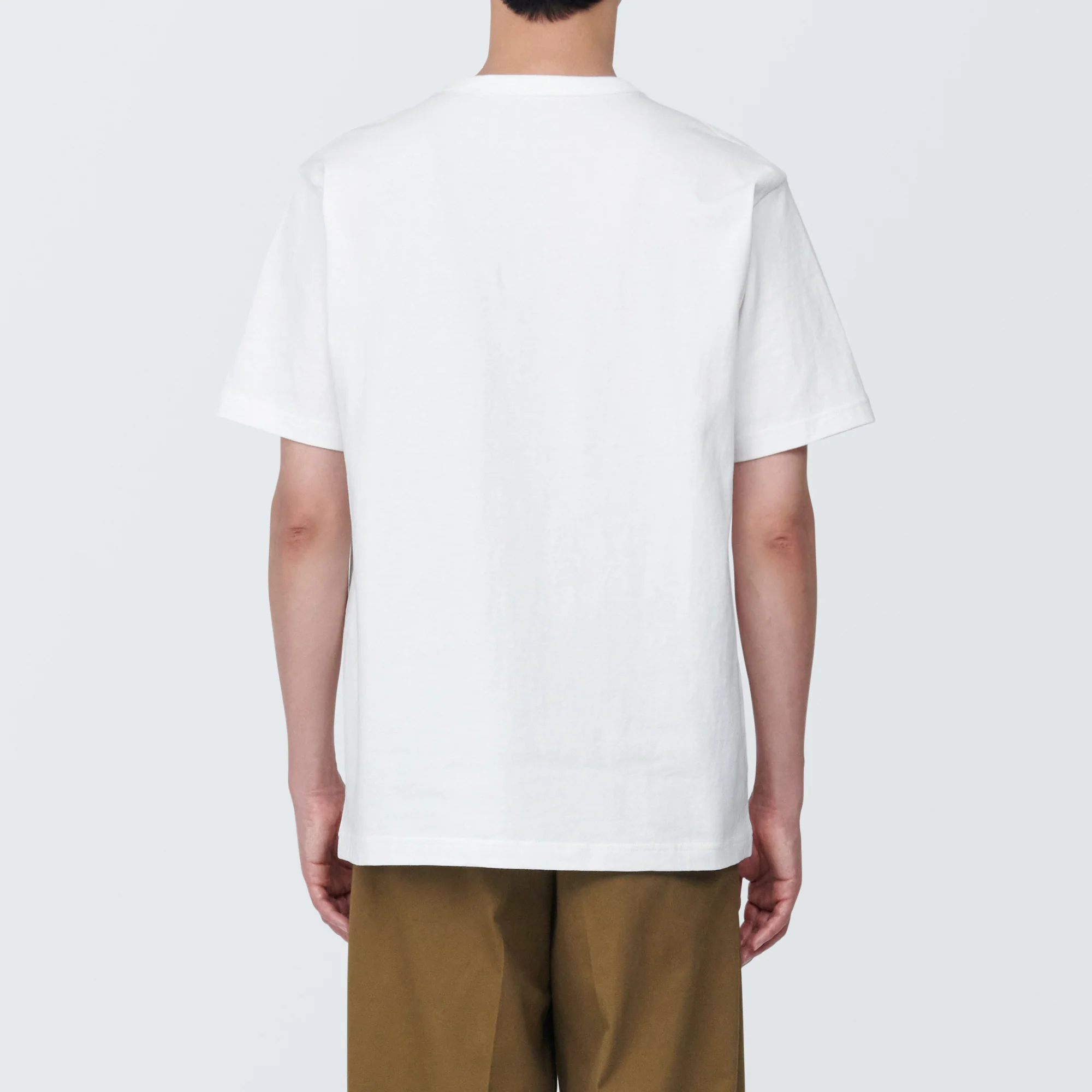 Men's Washed Heavy Weight Crew Neck Short Sleeve T-Shirt - Image 34