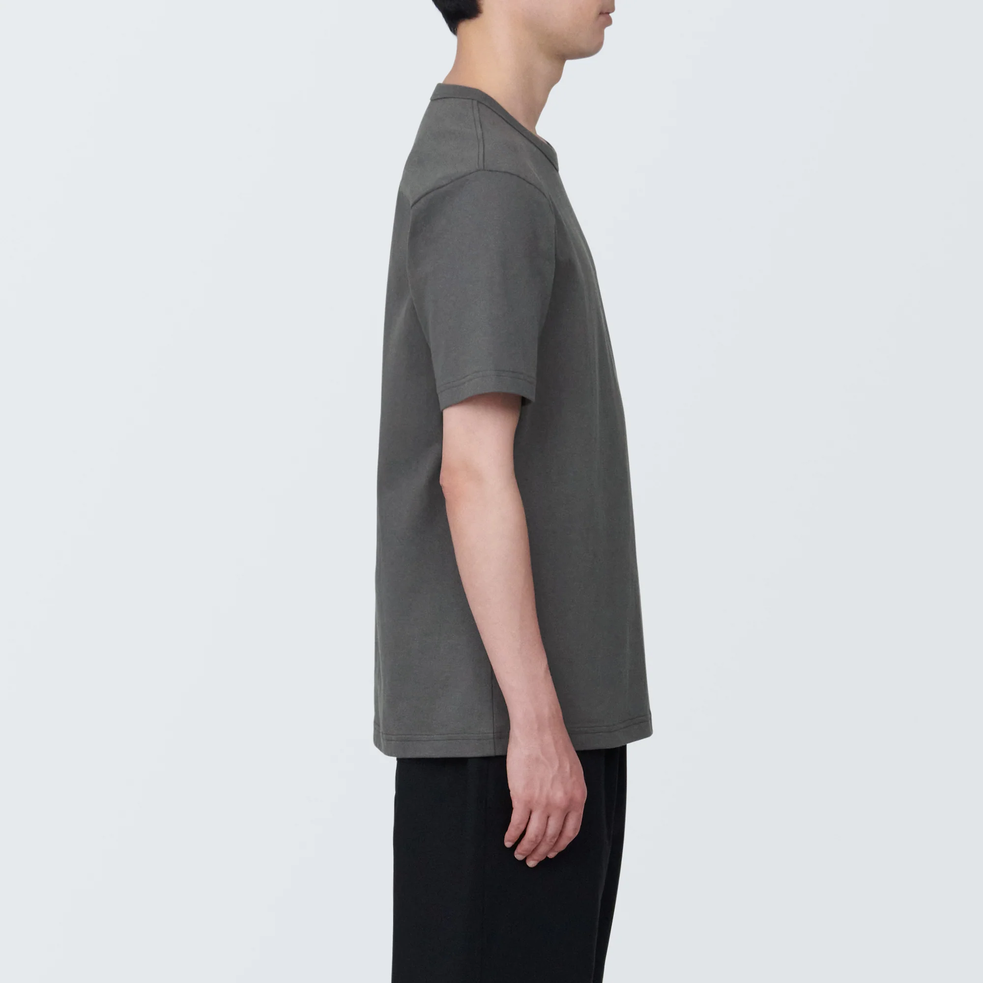Men's Washed Heavy Weight Crew Neck Short Sleeve T-Shirt - Image 40