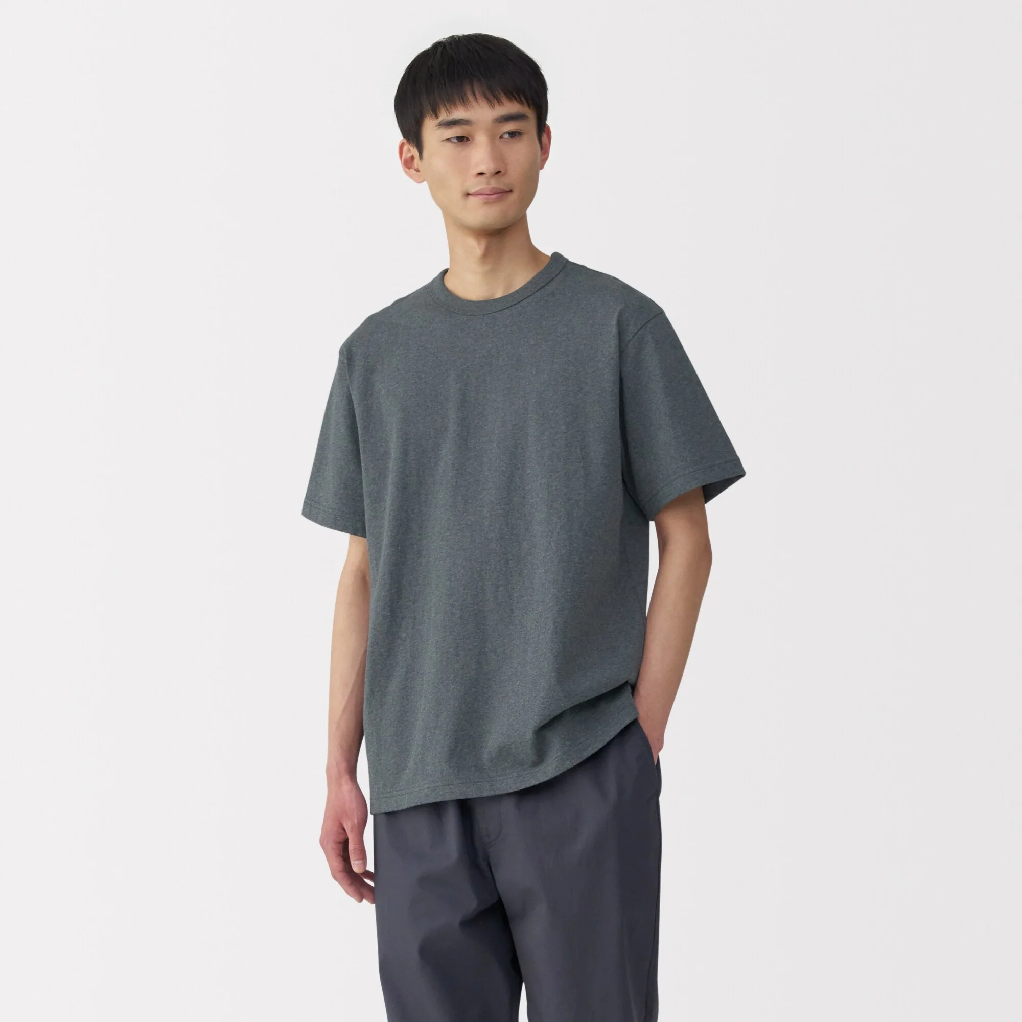 Men's Washed Heavyweight Crewneck T-Shirt