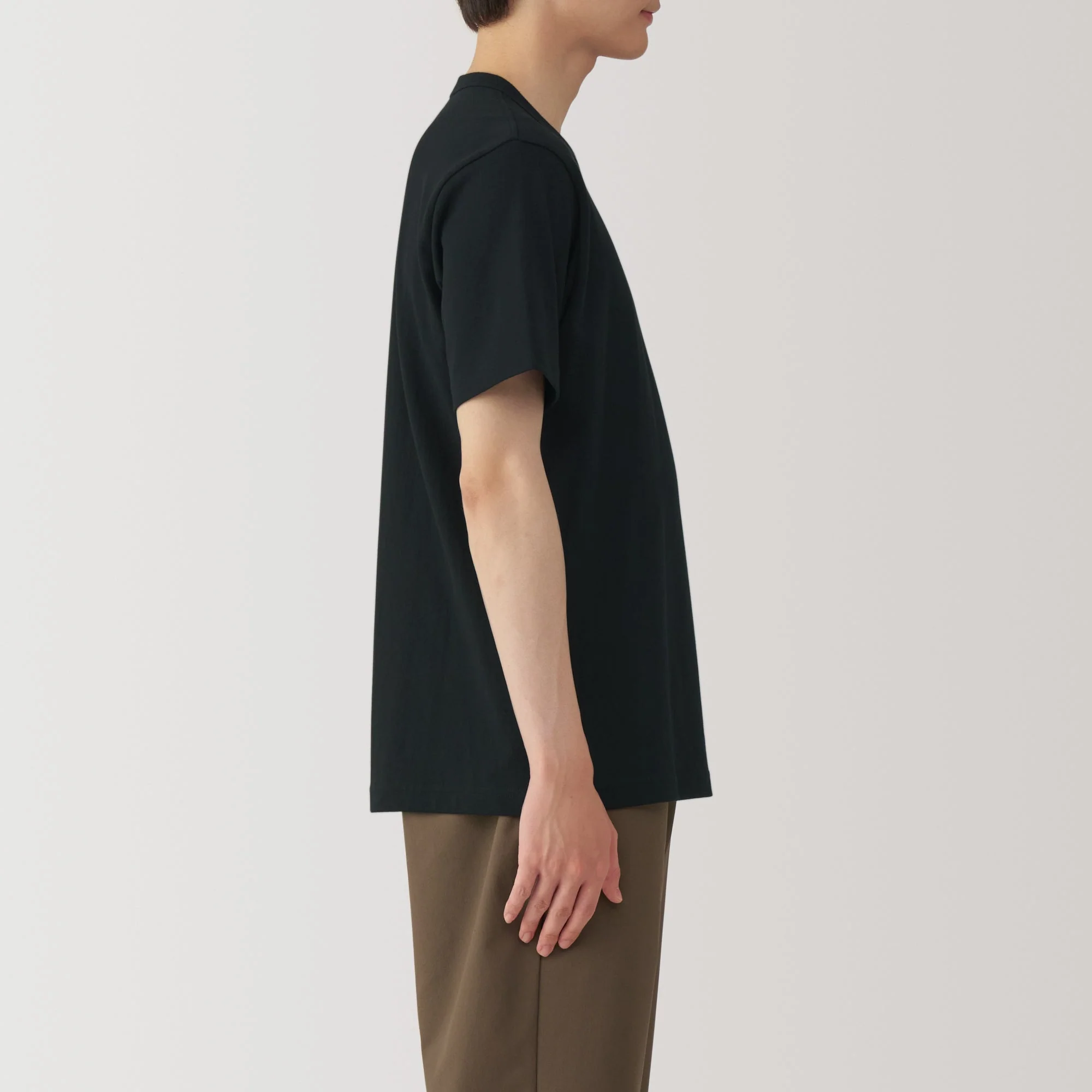 Men's Washed Heavyweight Crewneck T-Shirt - Image 26