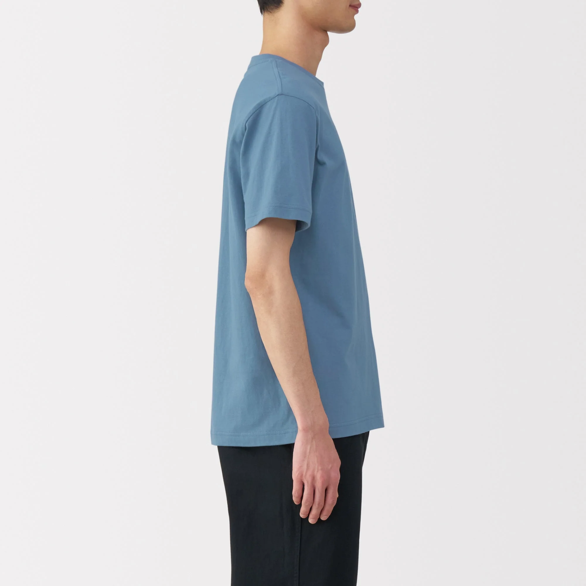 Men's Washed Jersey Crew Neck Short Sleeve T-Shirt - Image 19
