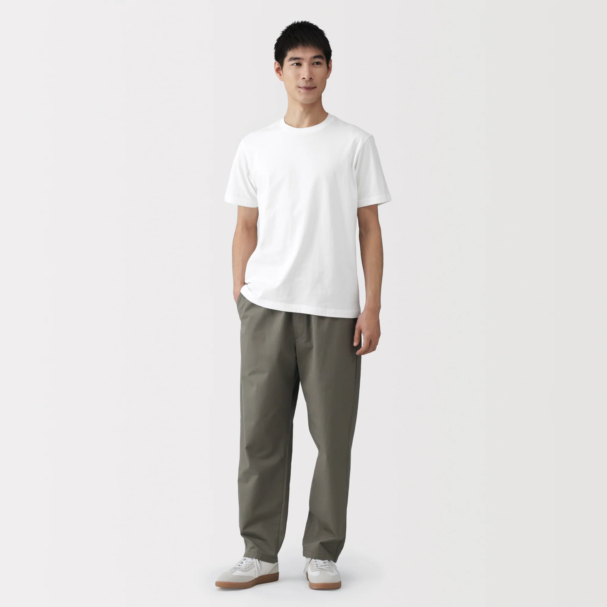 Men's Washed Jersey Crew Neck Short Sleeve T-Shirt - Image 25