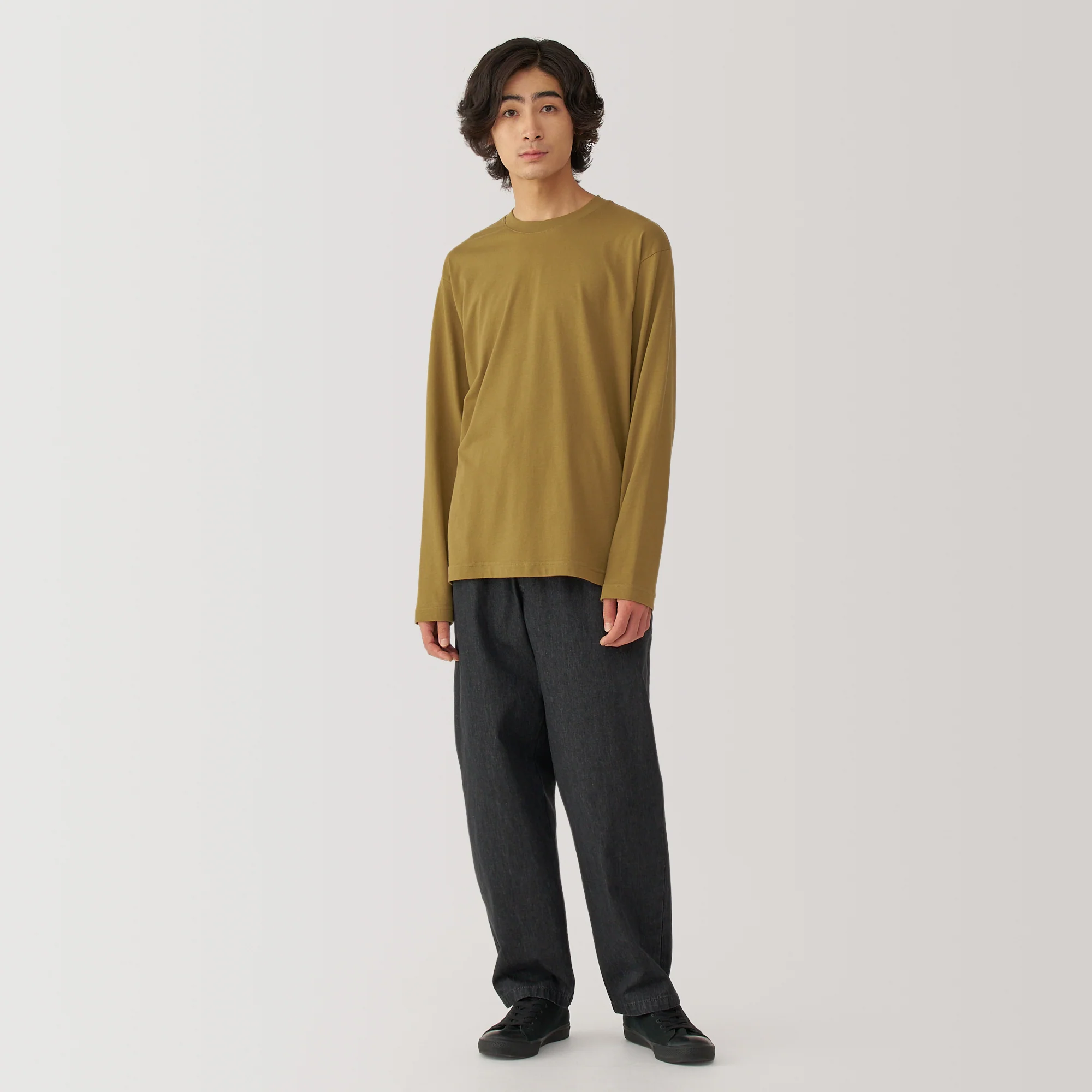 Men's Washed Jersey Crewneck T-Shirt - Image 4