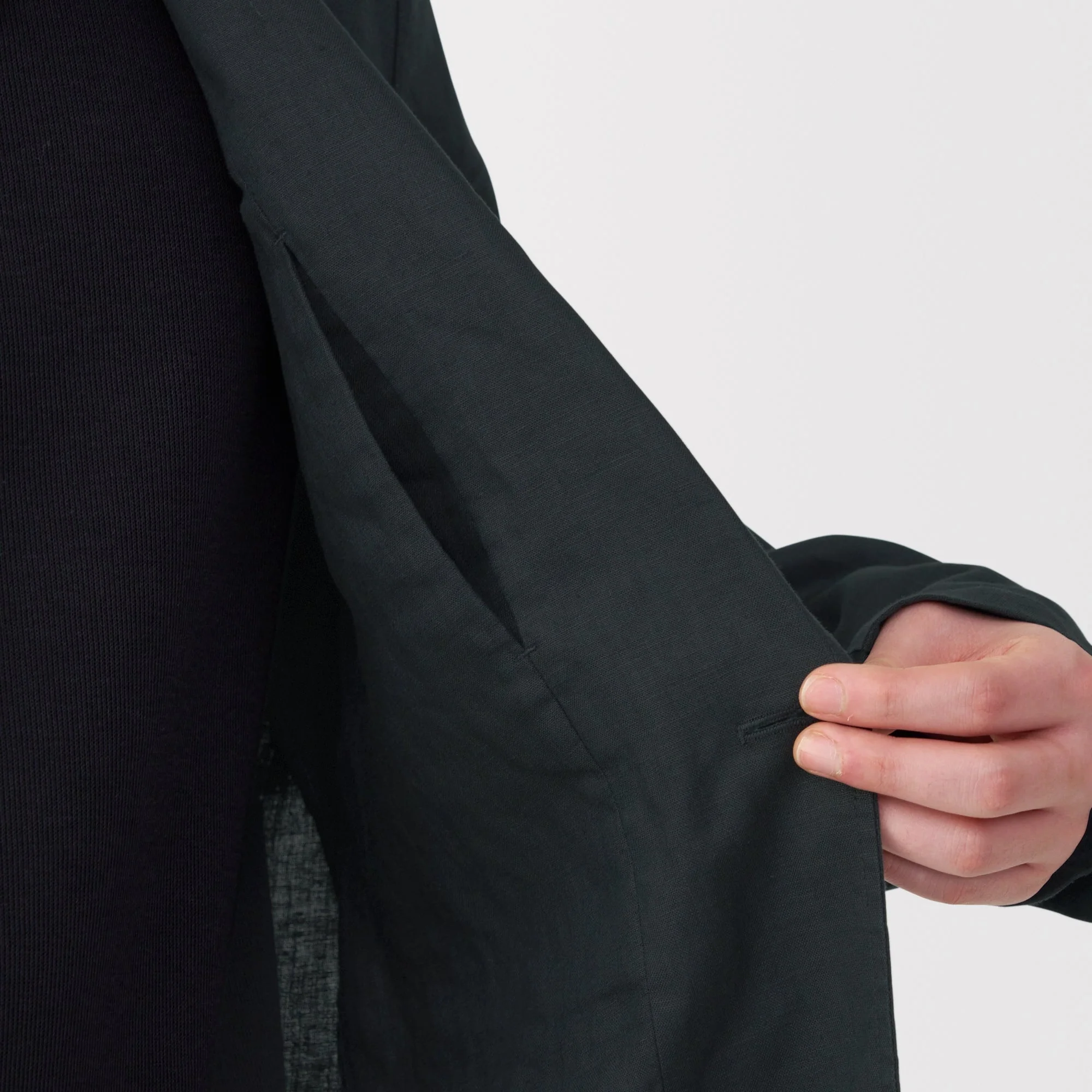 Men's Washed Linen Jacket - Image 19