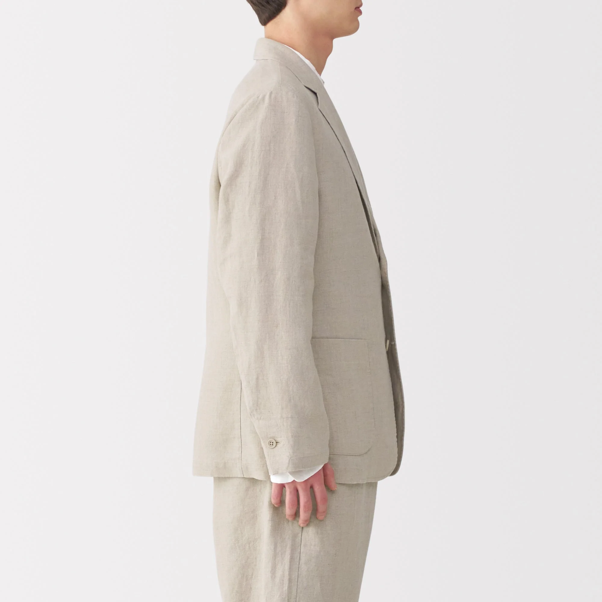 Men's Washed Linen Jacket - Image 5