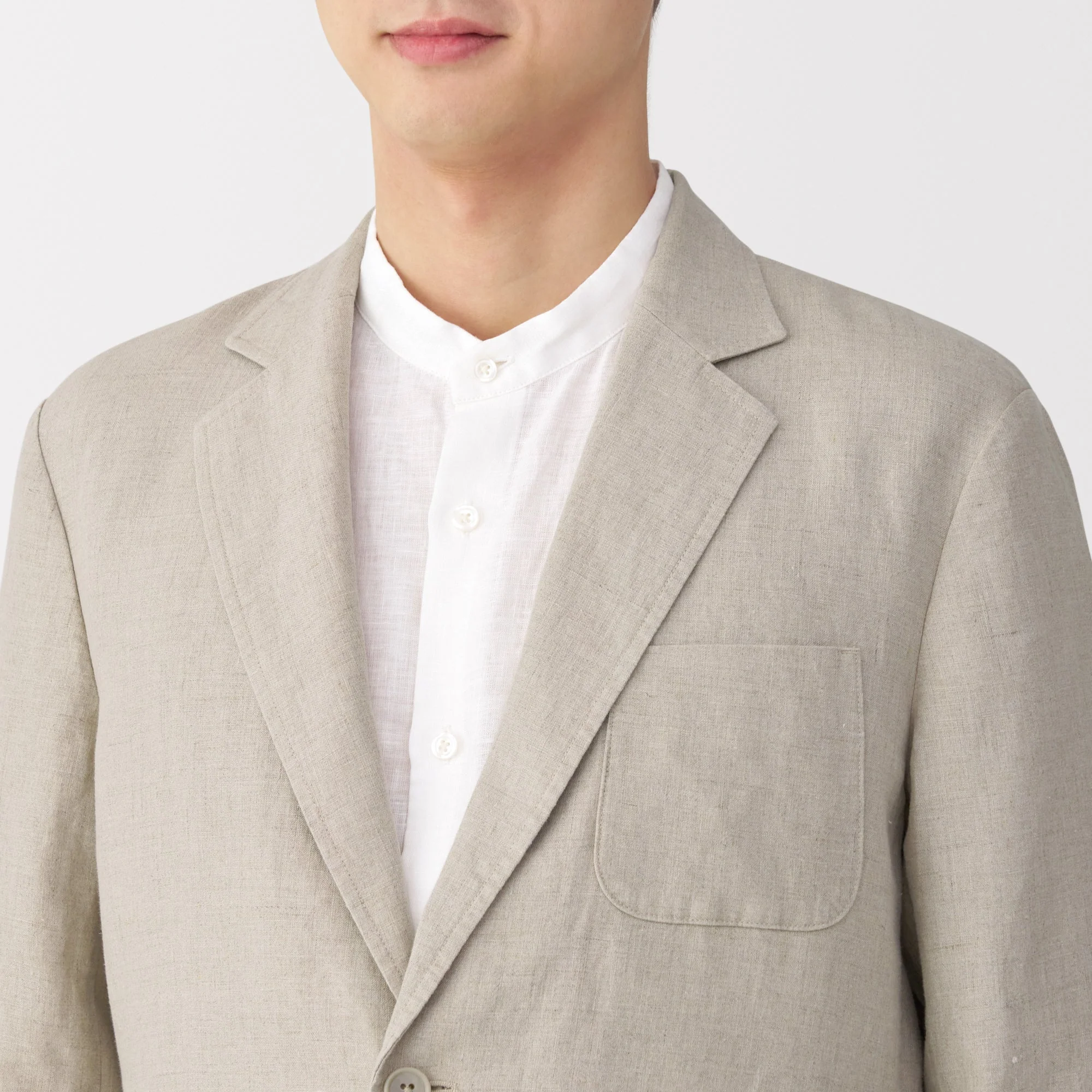 Men's Washed Linen Jacket - Image 7