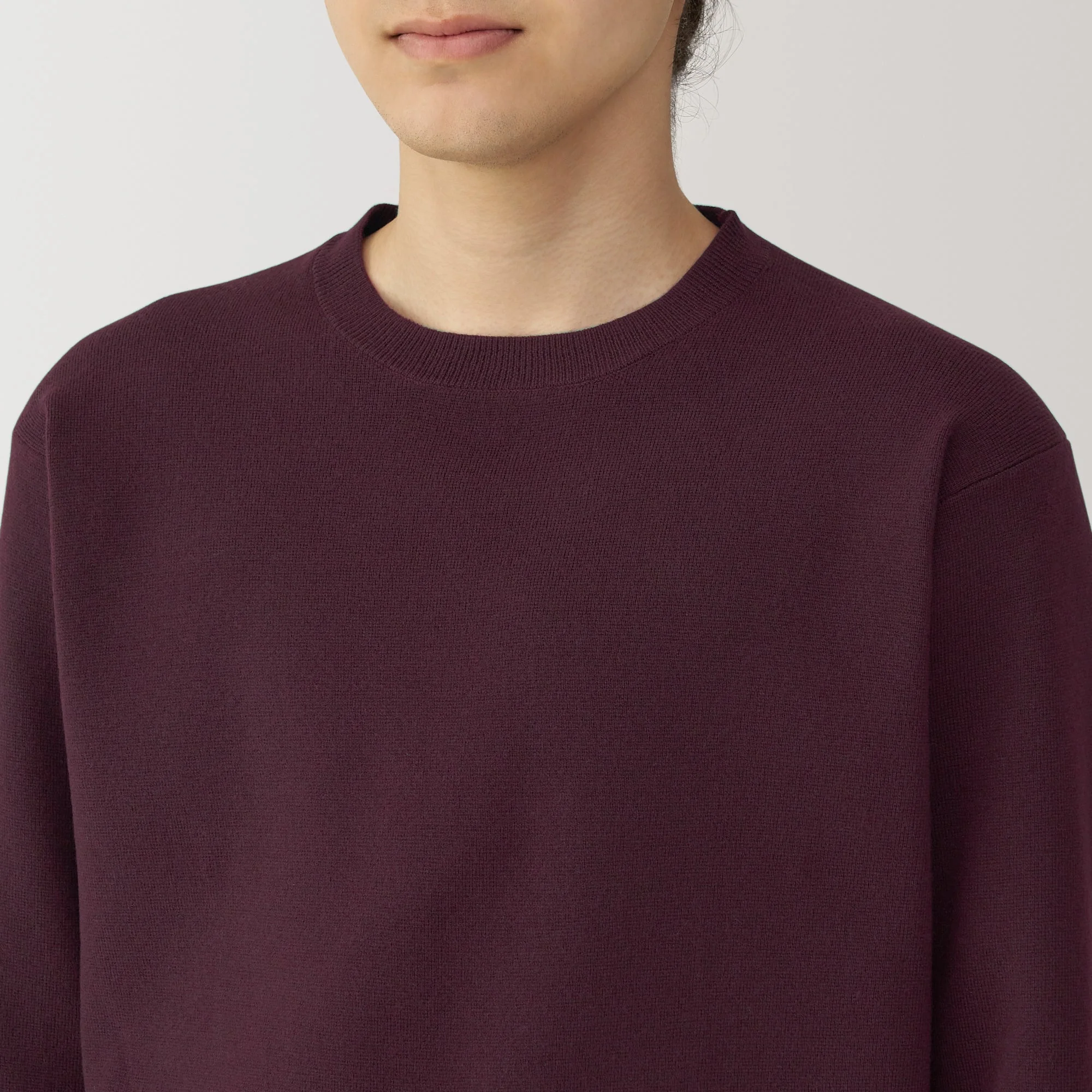 Men's Washed Milano Ribbed Crewneck Sweater - Image 7