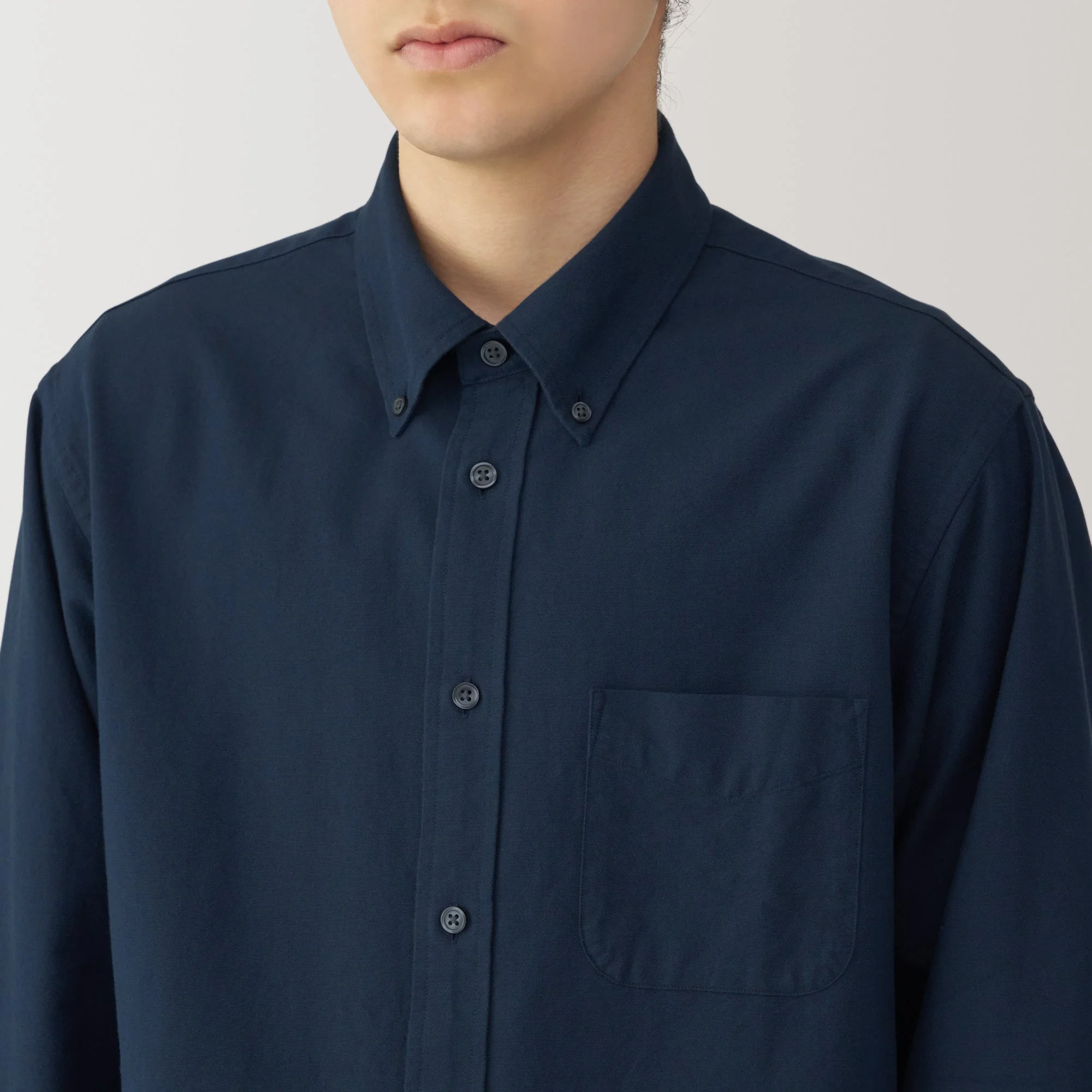 Men's Washed Oxford Button Down Shirt - Image 39