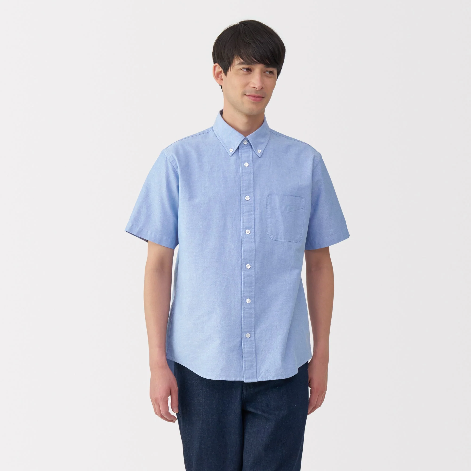 Men's Washed Oxford Shirt - Image 19
