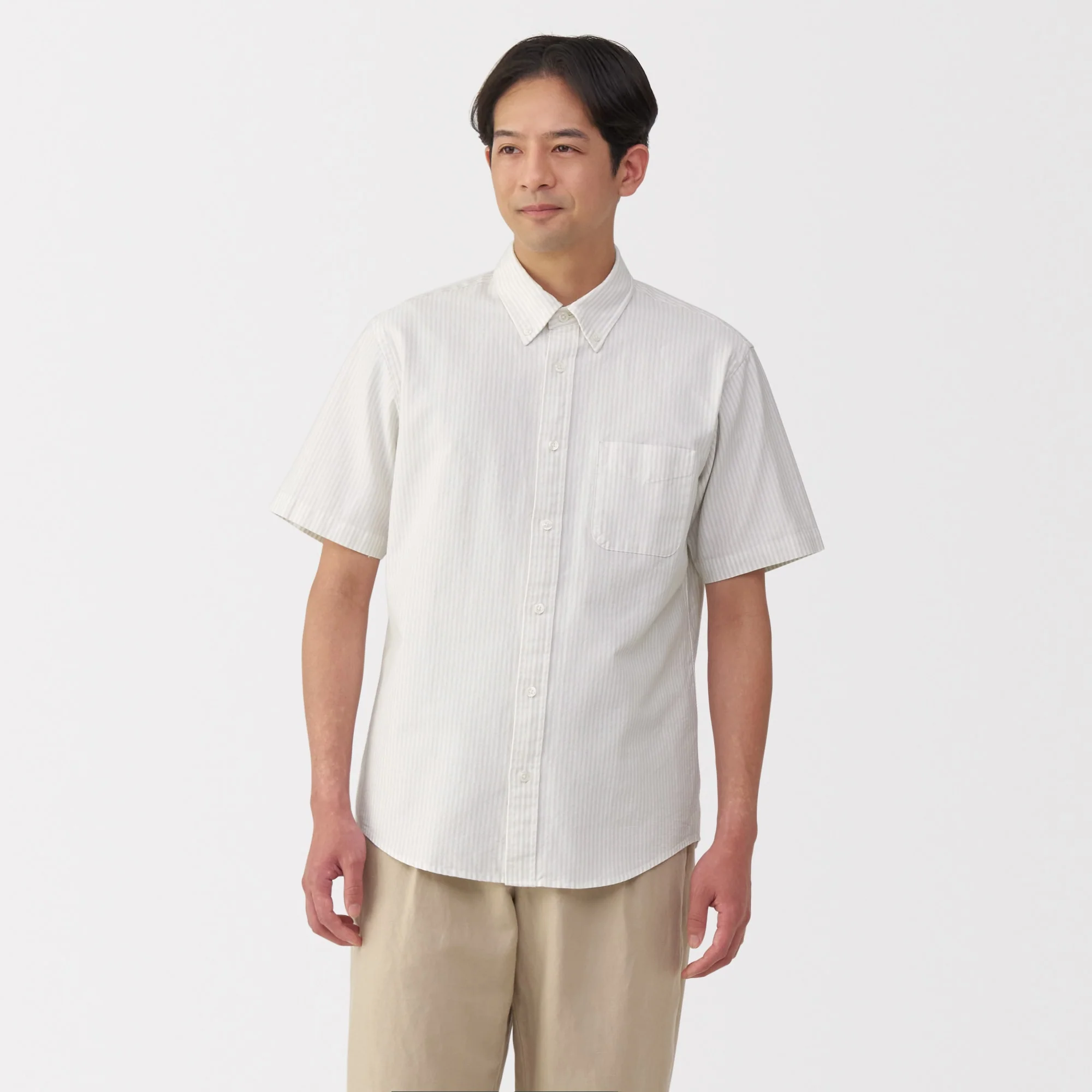 Men's Washed Oxford Shirt - Image 27