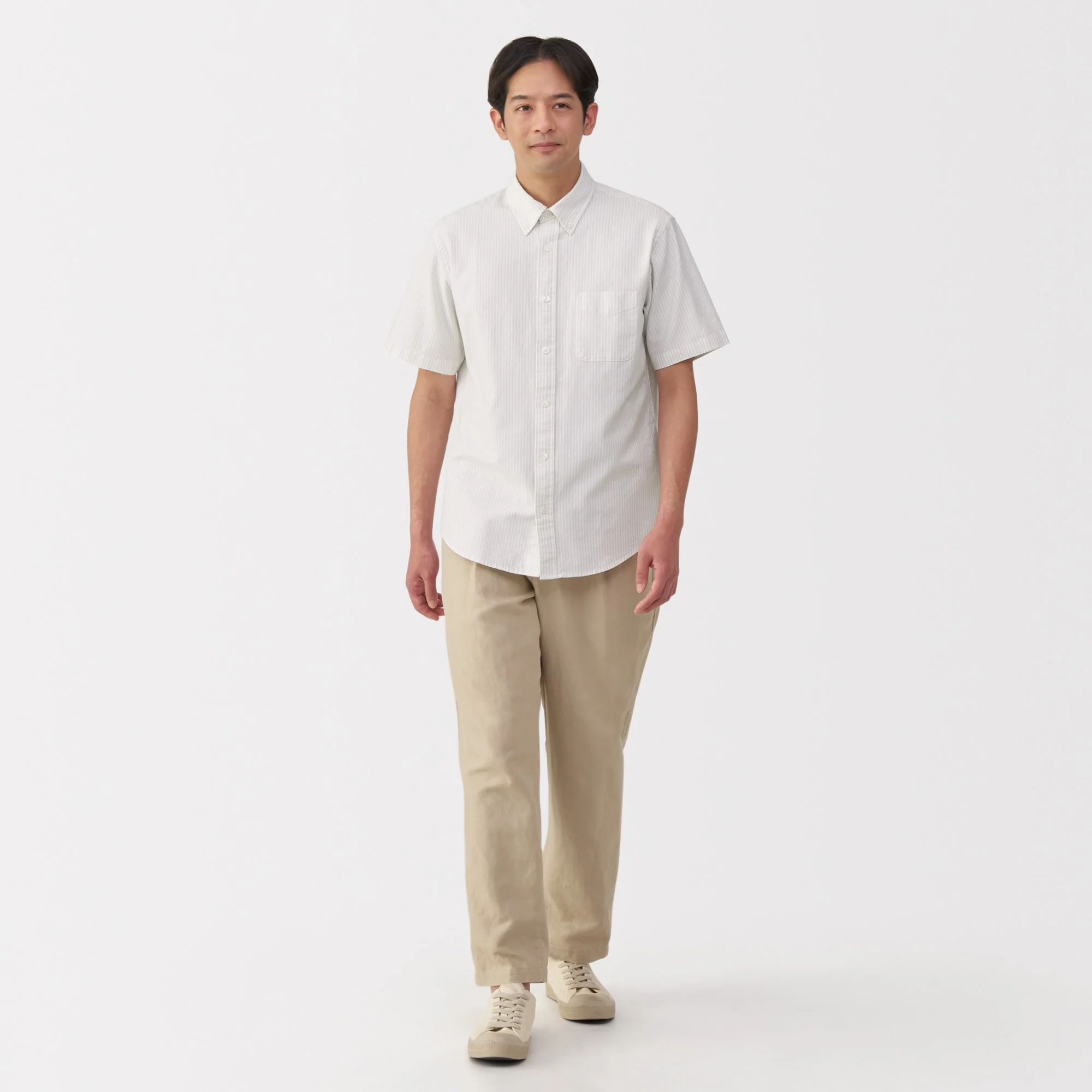 Men's Washed Oxford Shirt - Image 28