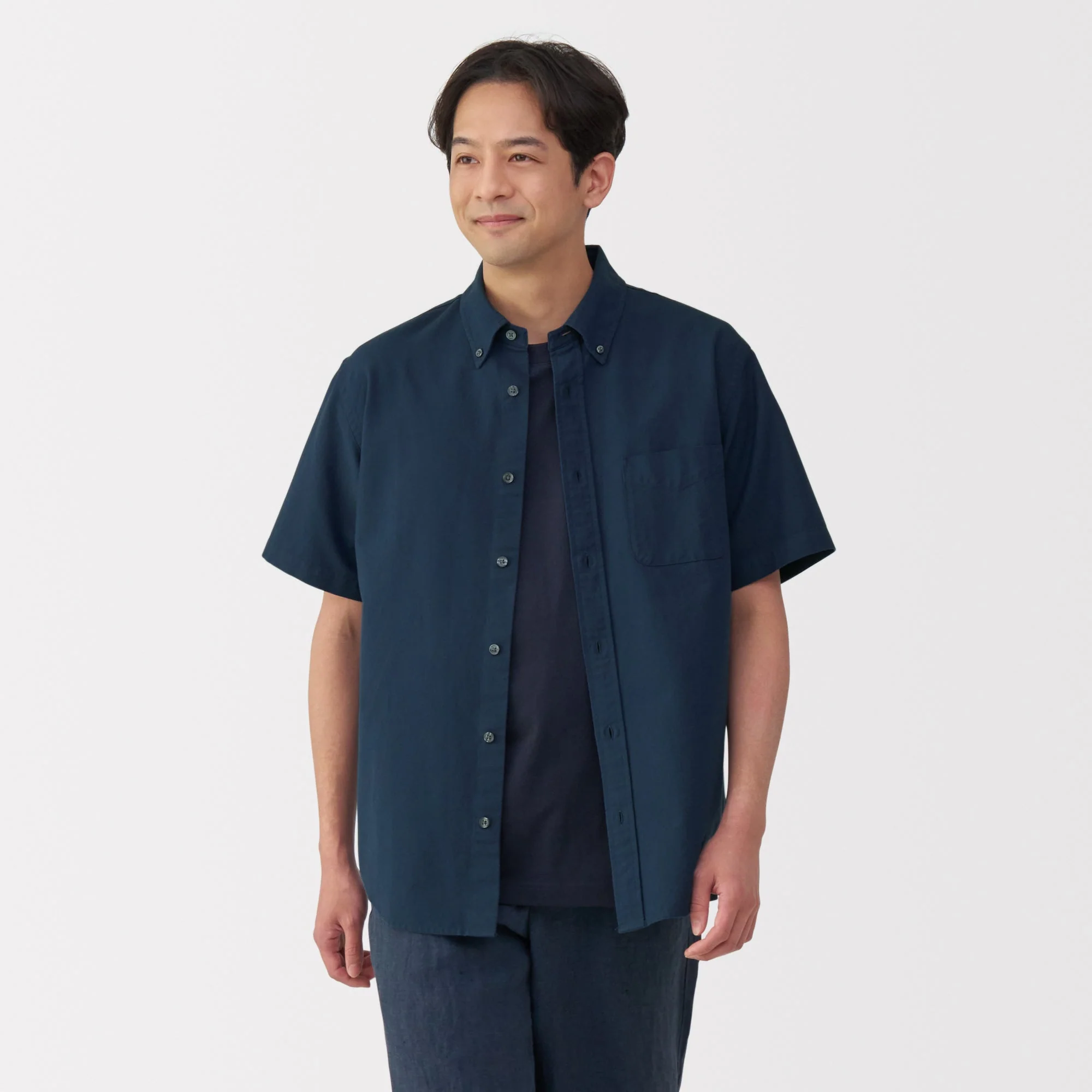 Men's Washed Oxford Shirt - Image 3