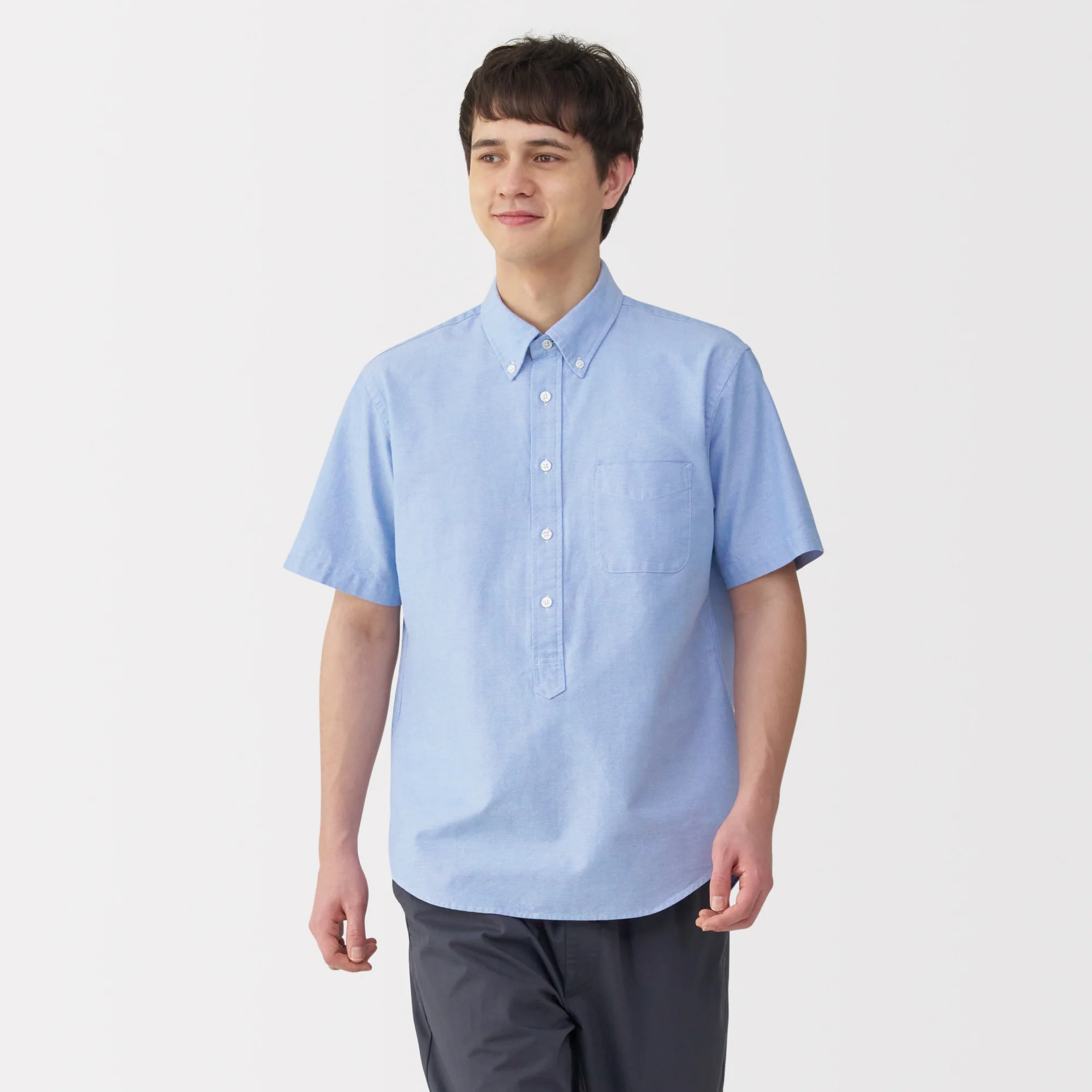Men's Washed Oxford Pullover Shirt - Image 19
