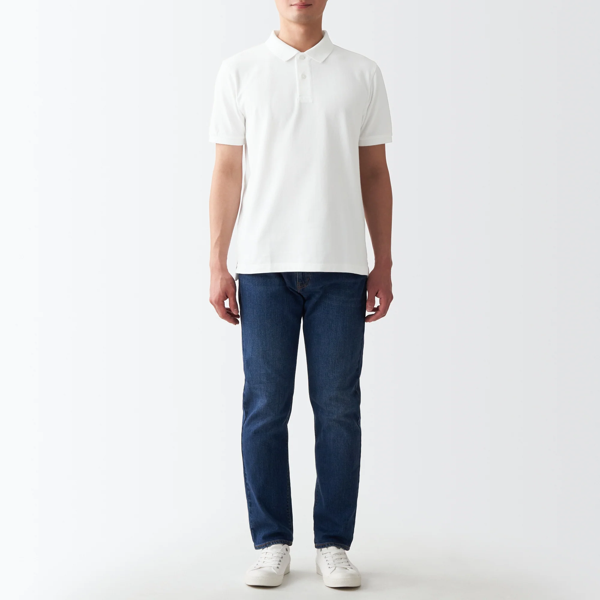 Men's Washed Pique Polo Shirt - Image 12