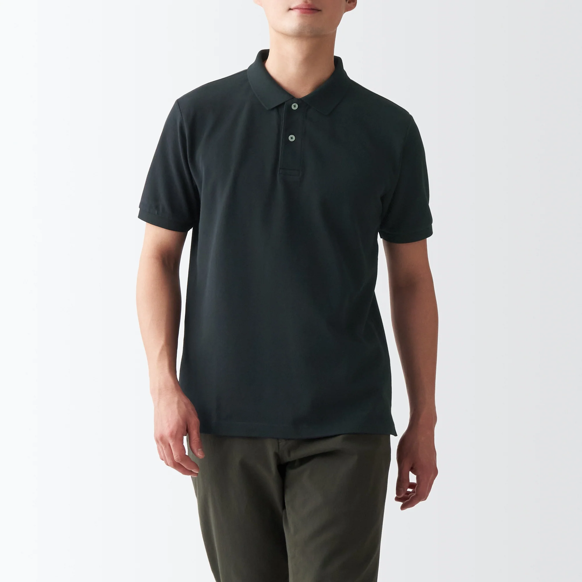 Men's Washed Pique Polo Shirt - Image 29
