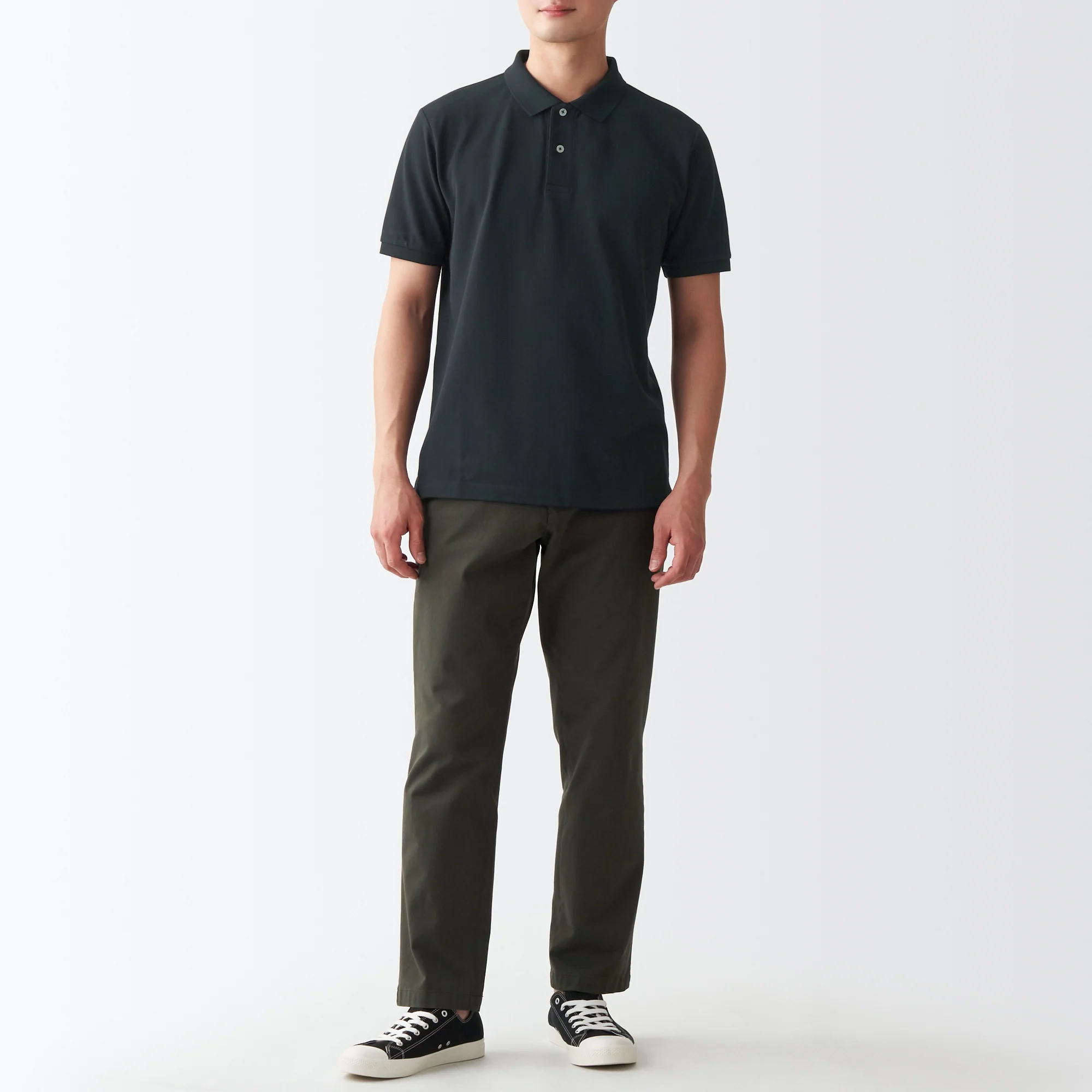 Men's Washed Pique Polo Shirt - Image 33