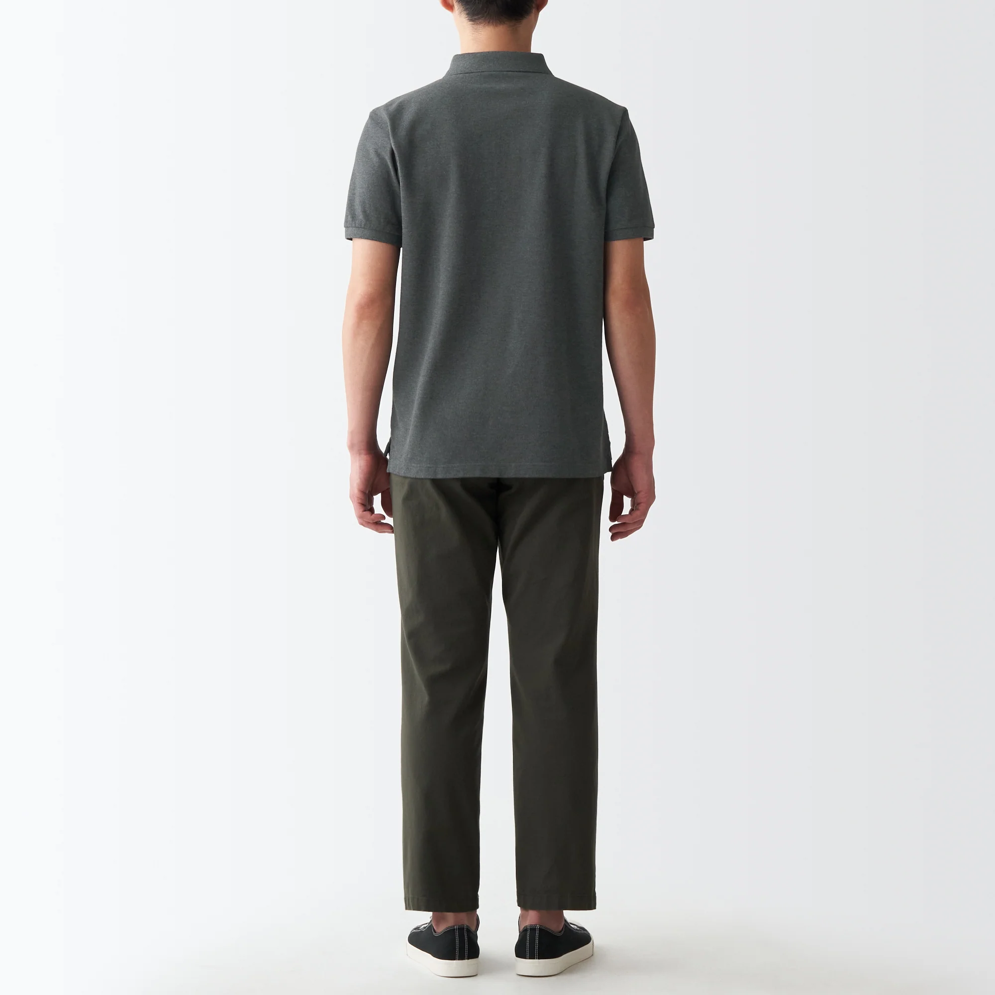 Men's Washed Pique Polo Shirt - Image 5
