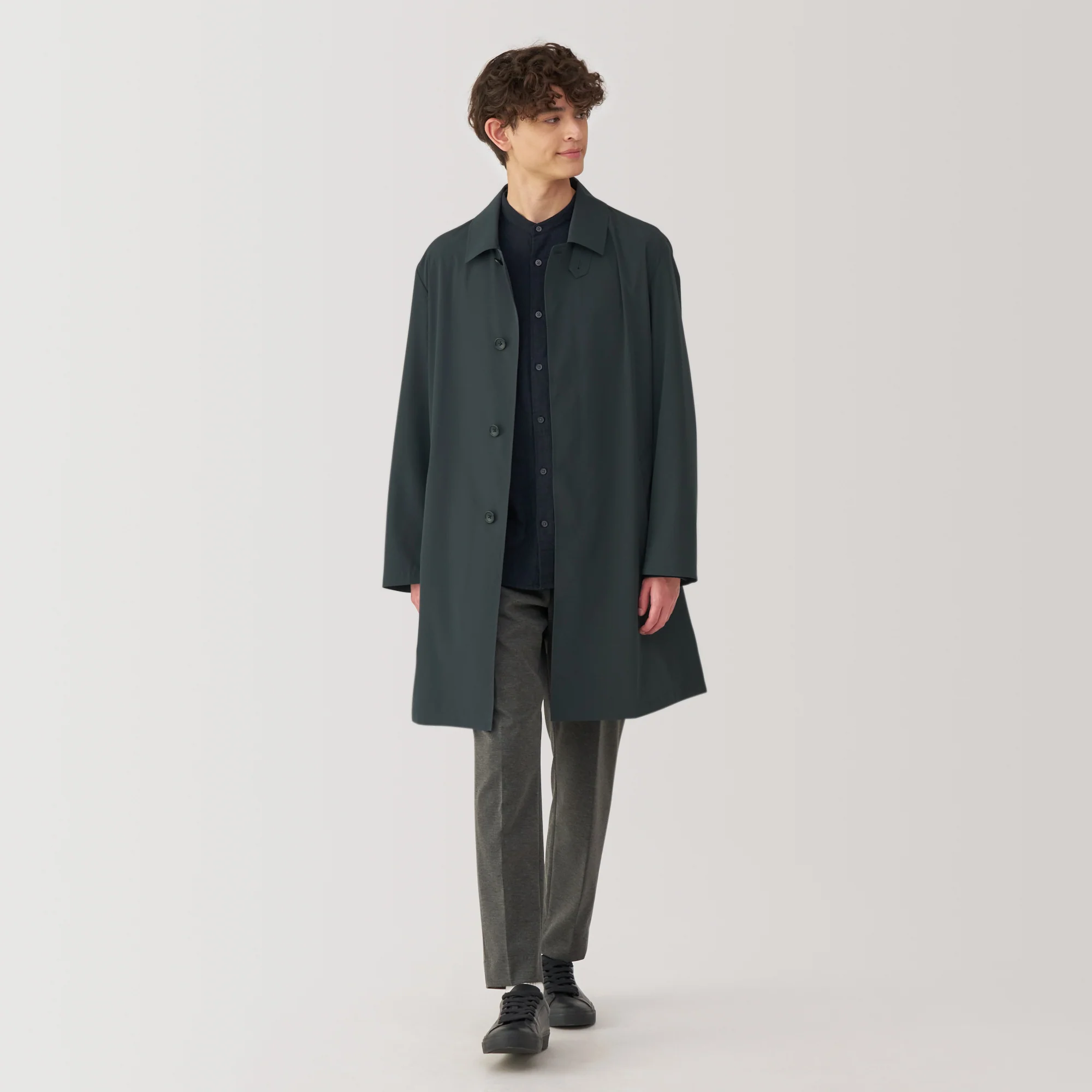 Men's Water Repellent Stand Fall Collar Coat