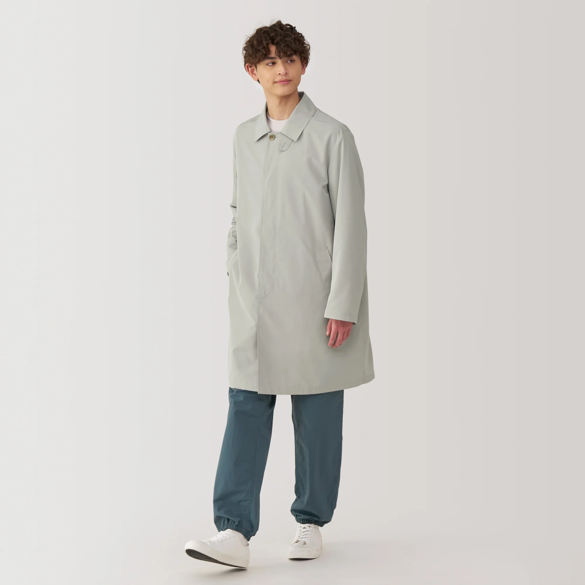 Men's Water Repellent Stand Fall Collar Coat - Image 16