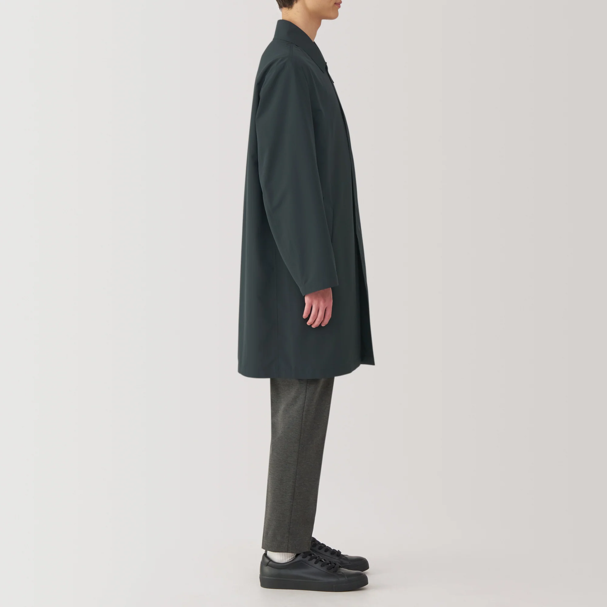 Men's Water Repellent Stand Fall Collar Coat - Image 5