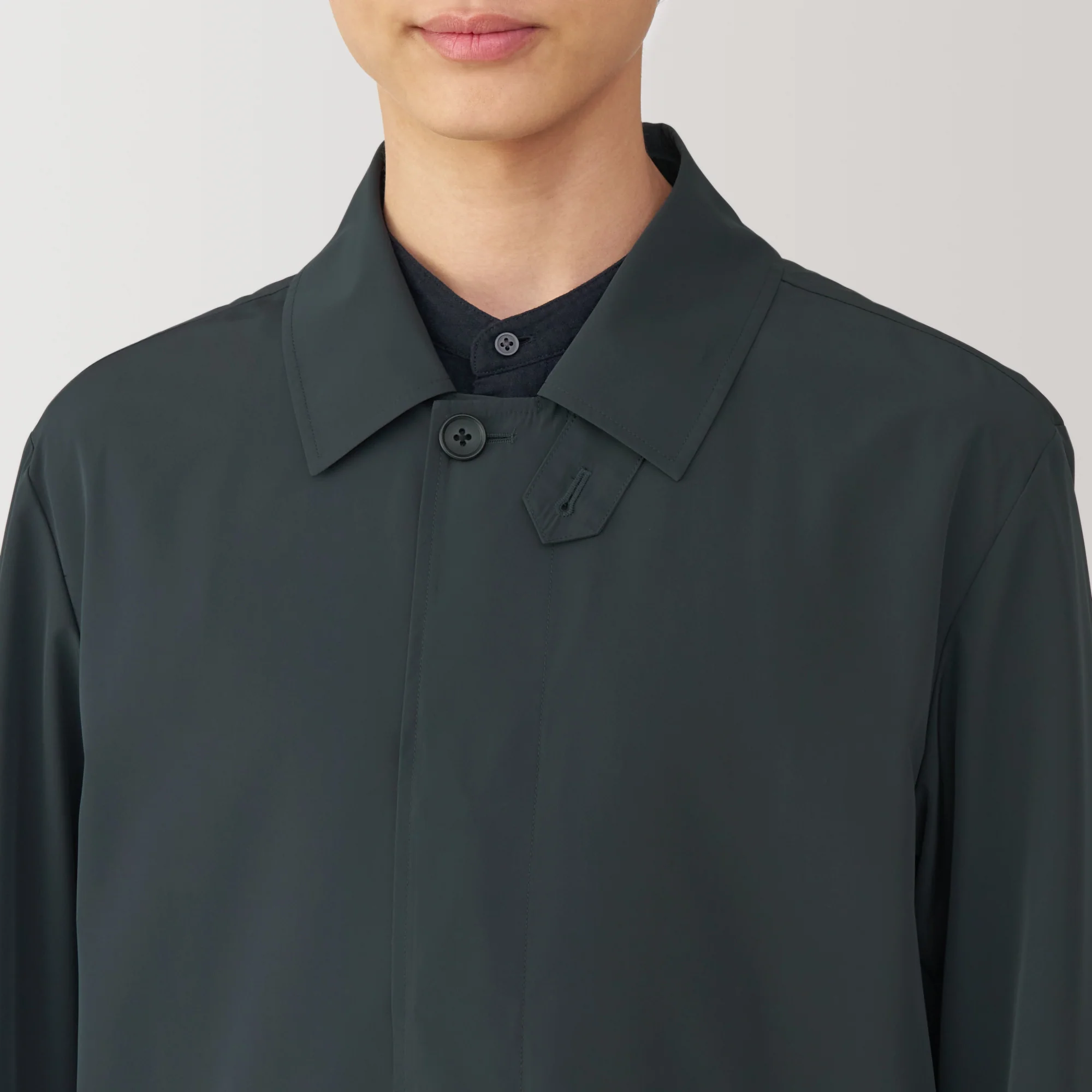 Men's Water Repellent Stand Fall Collar Coat - Image 7