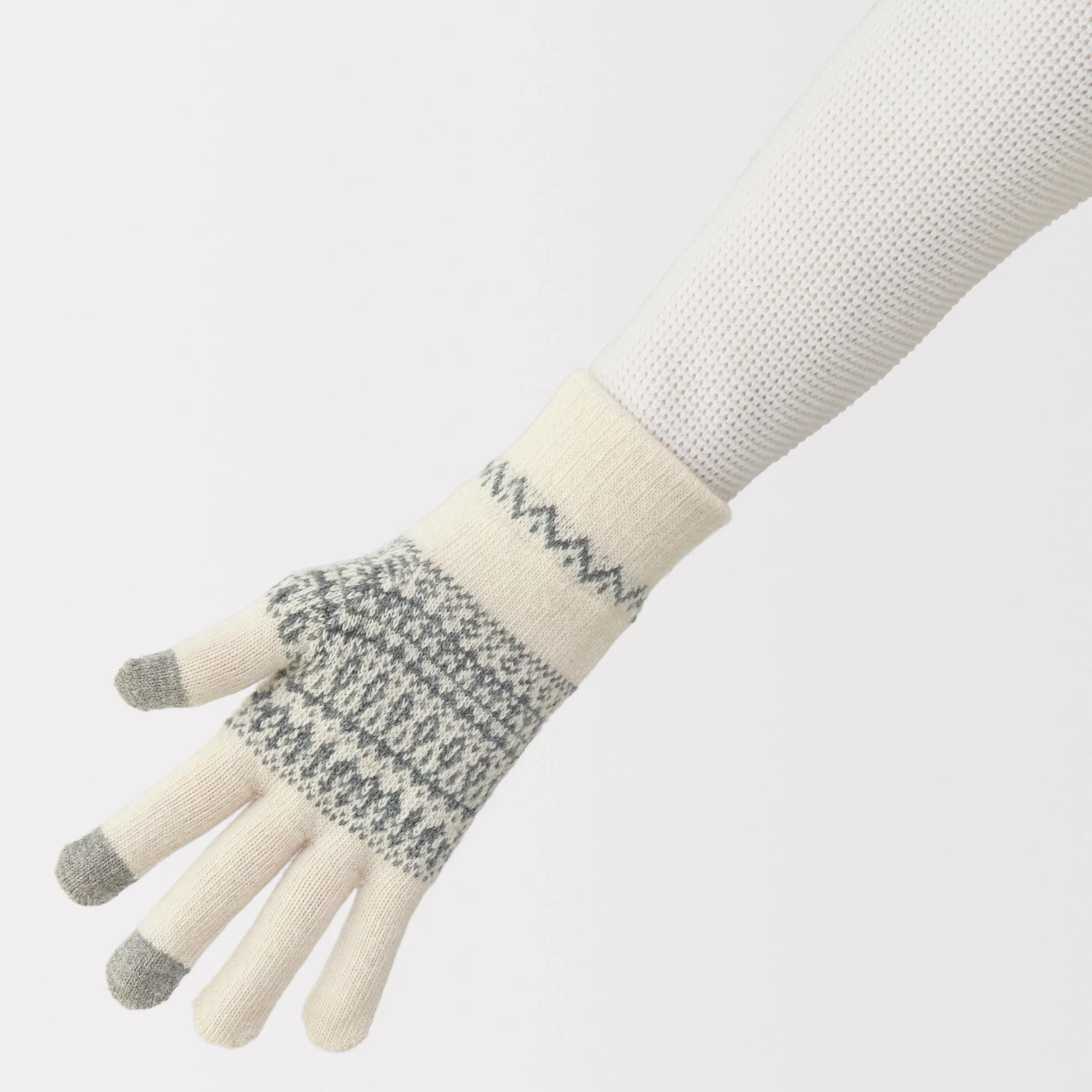 Merino Wool Blend Touchscreen Gloves - Image 15