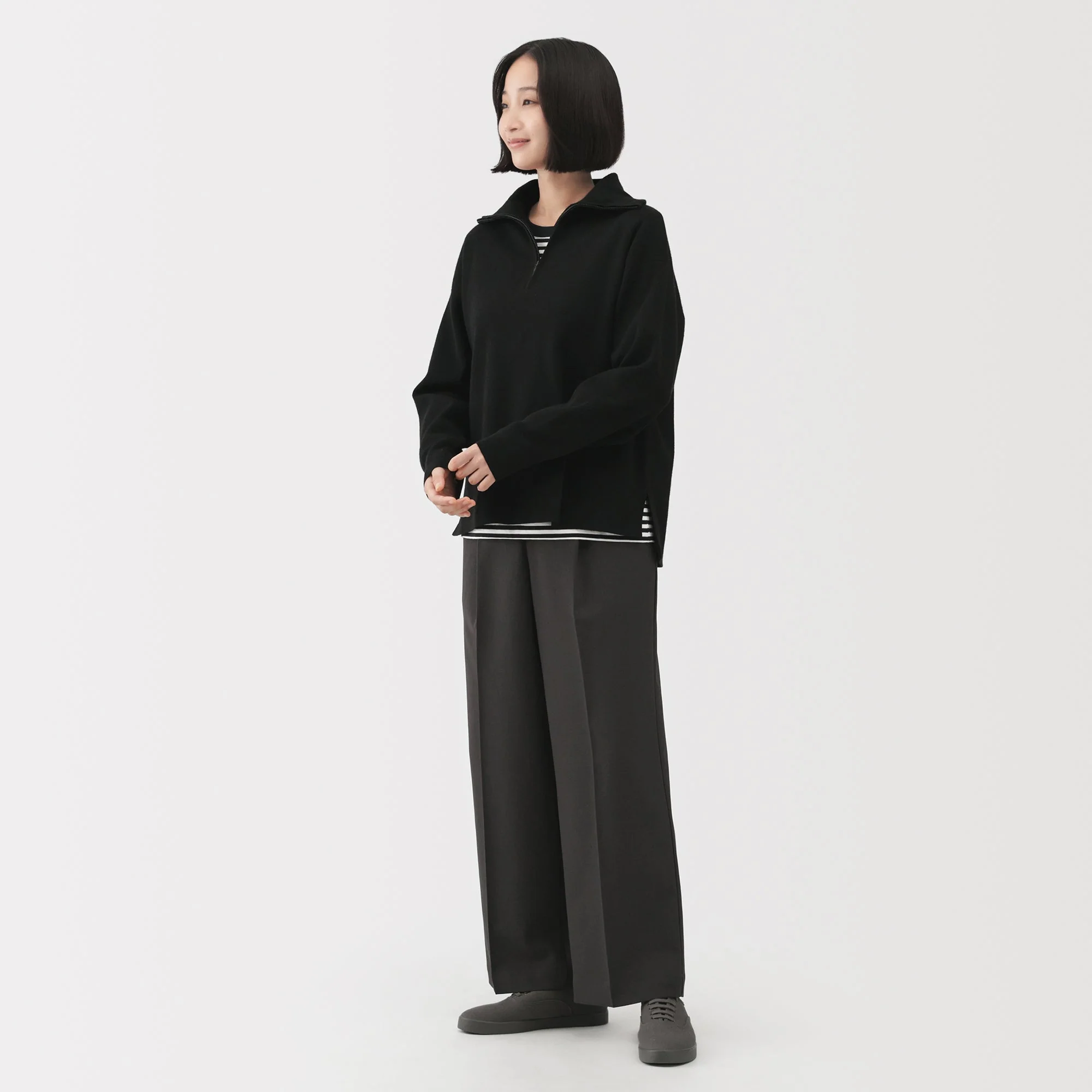 Milano Rib Half-Zip Sweater - Image 20
