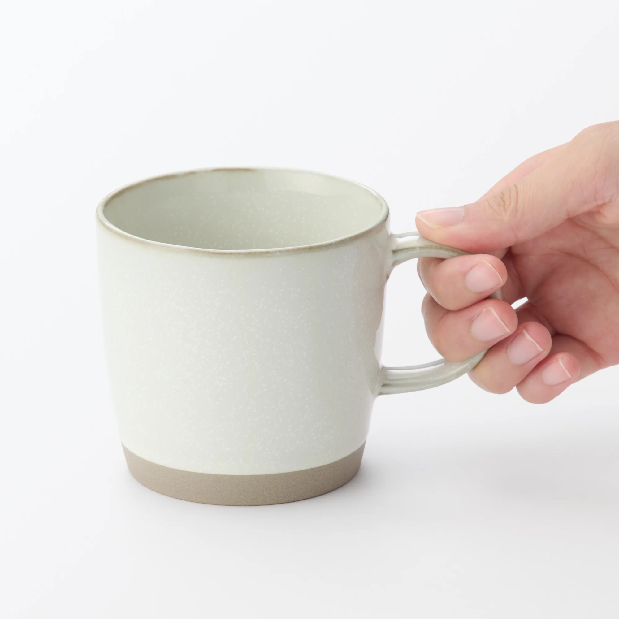 Mino Ware Coffee Cup - Beige - Image 2