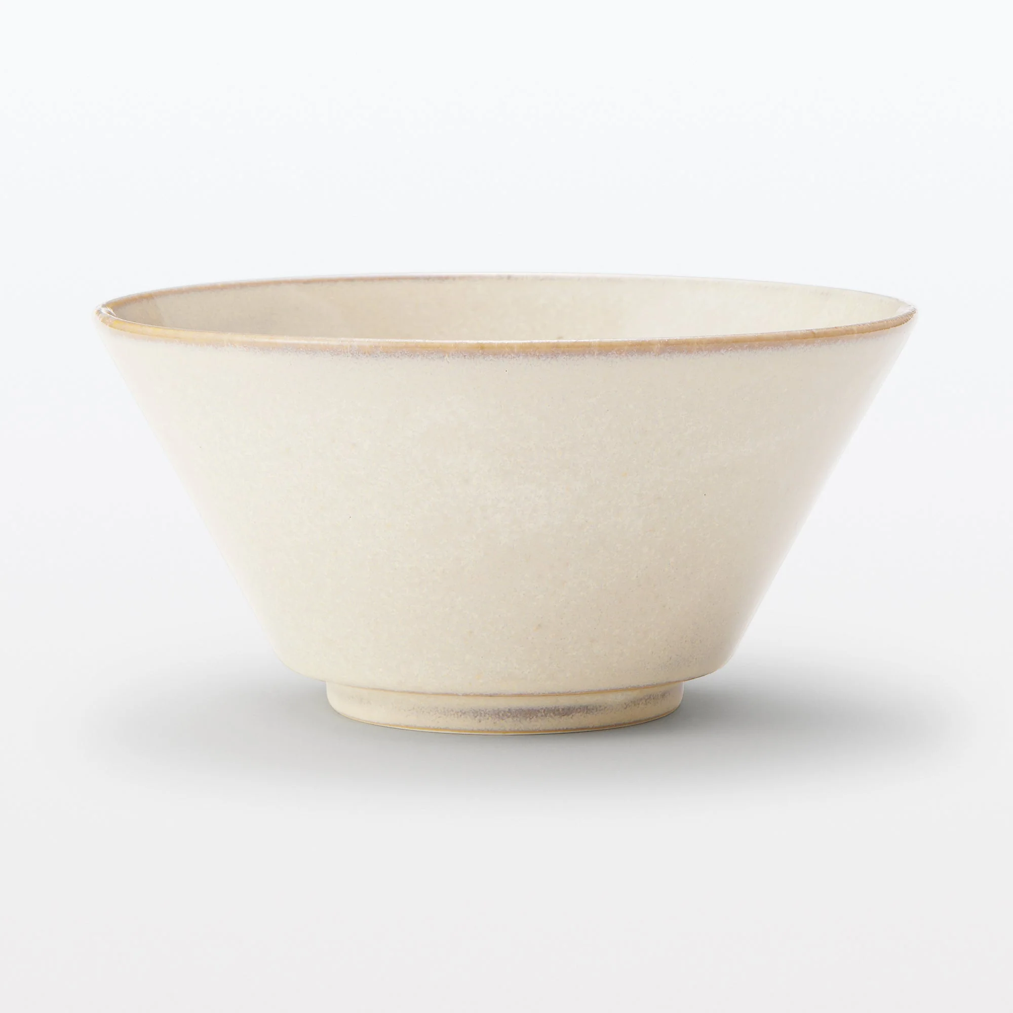 Mino Ware Noodle Bowl - White Glaze - Image 3