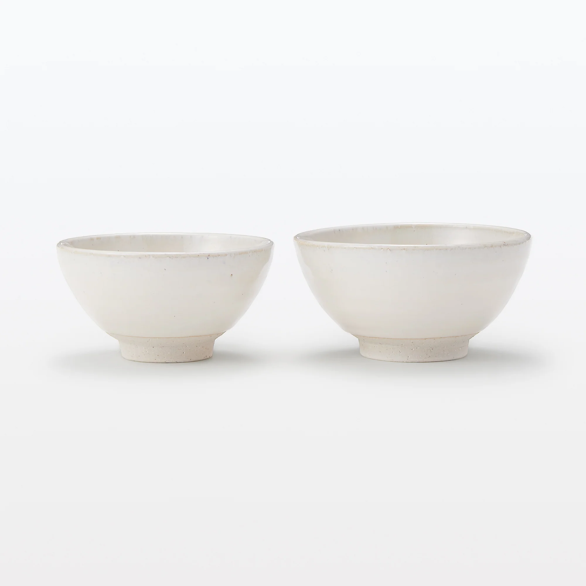 Mino Ware Round Small Rice Bowl - White Glaze - Image 7