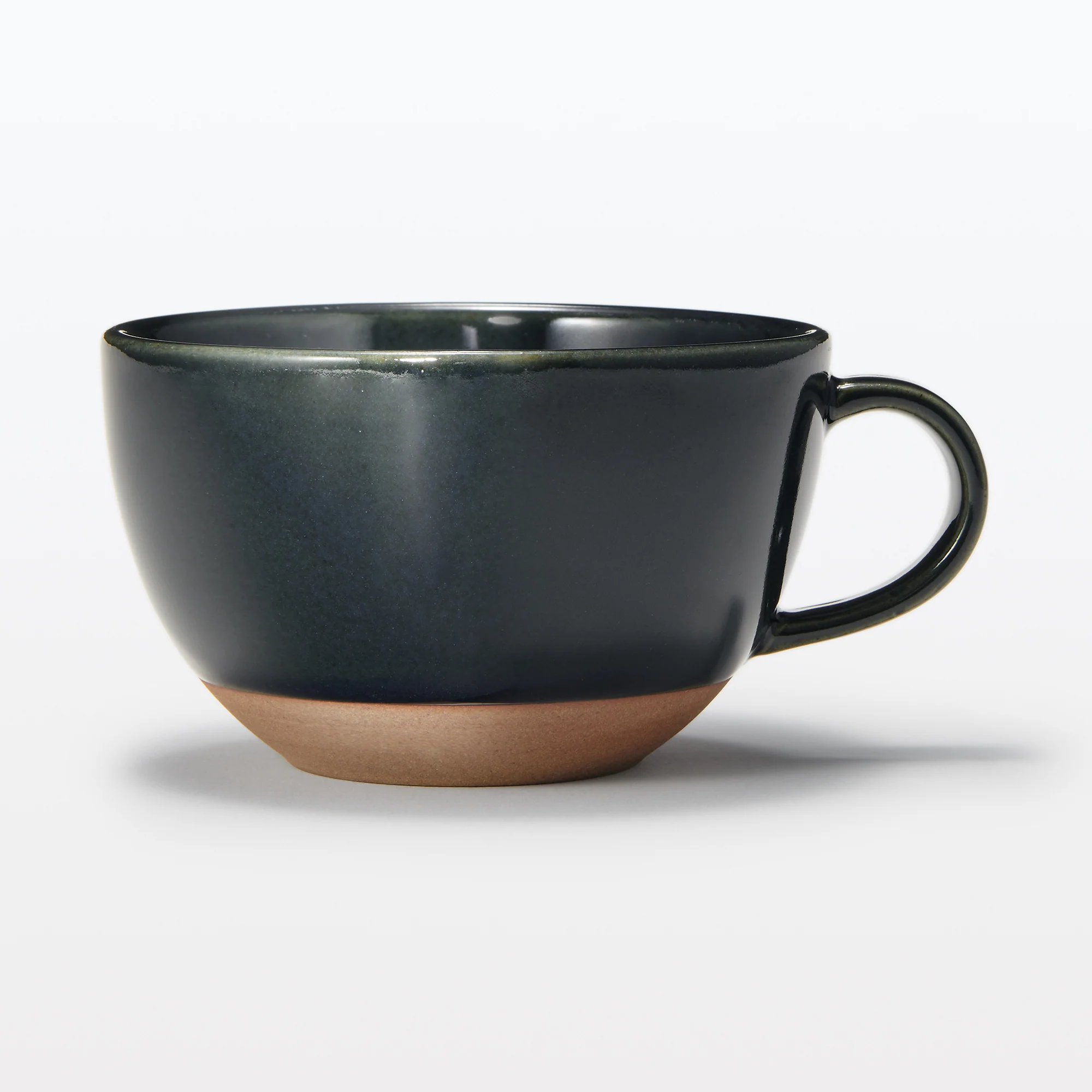 Mino Ware Soup Cup - Dark Green - Image 3