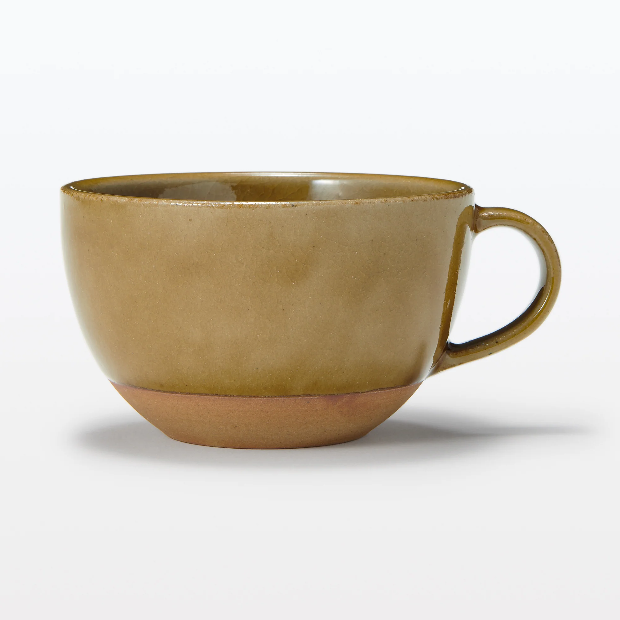 Mino Ware Soup Cup - Dark Yellow - Image 3